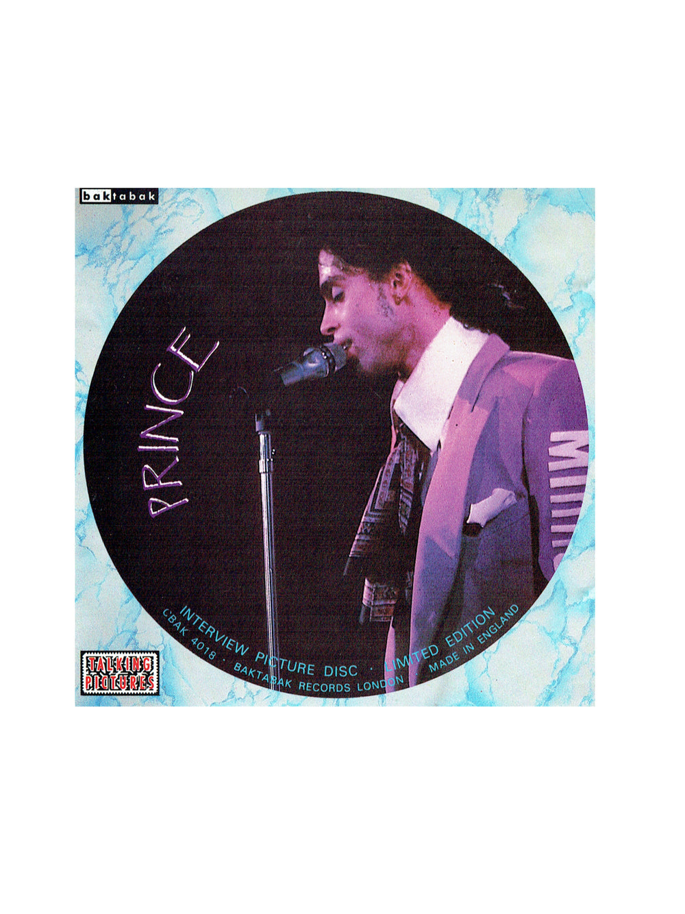 Prince – Interview CD Album Picture Disc UK Preloved: 1992
