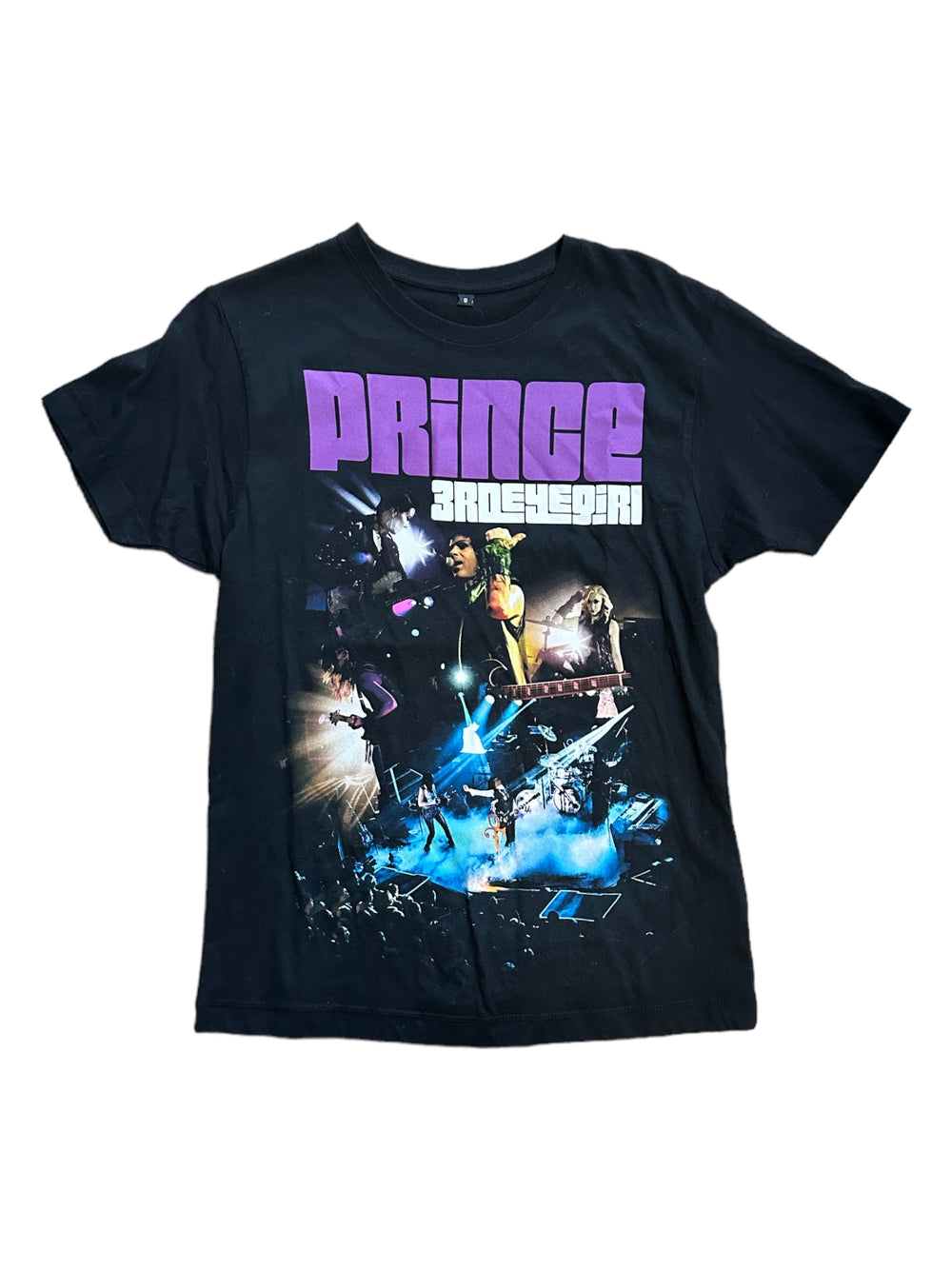 Prince – 3RDEYEGIRL- LIVE Design Official Tour Vintage Unisex T Shirt Back Printed MINT: SMALL