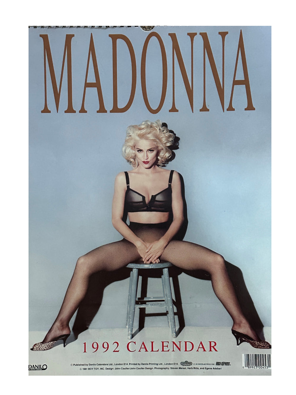 Madonna – Copyright Approved Calendar Preloved:1992