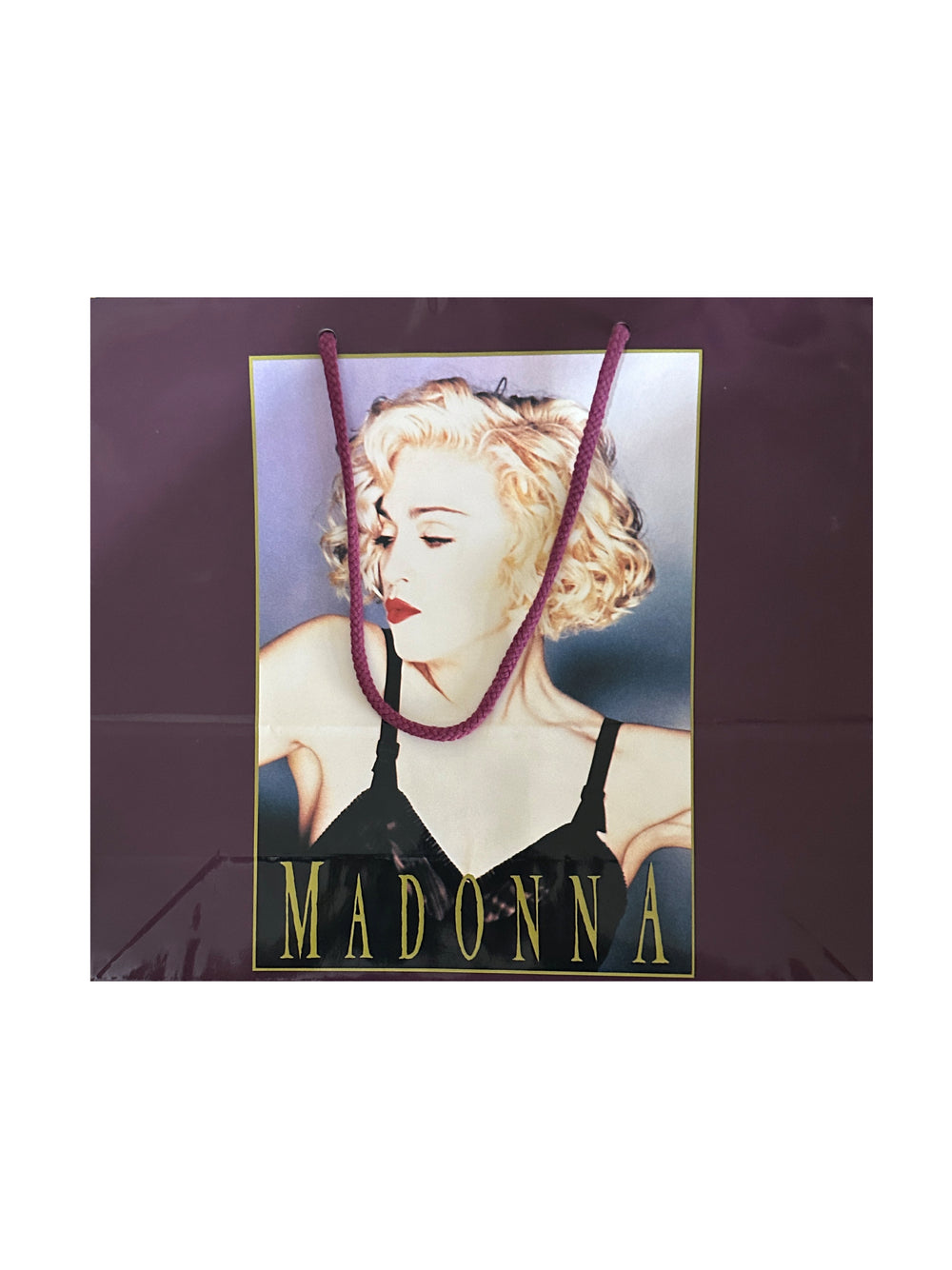 Madonna – Blonde Ambition Gift Bag Medium 28 x 32 CM Preloved:1990