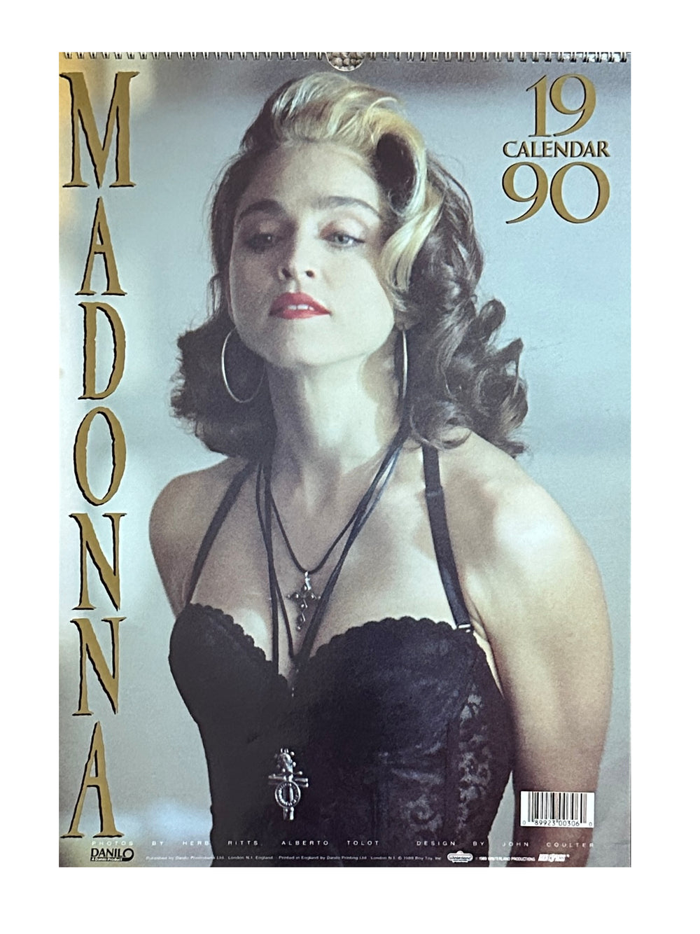Madonna – Copyright Approved Calendar Preloved:1990