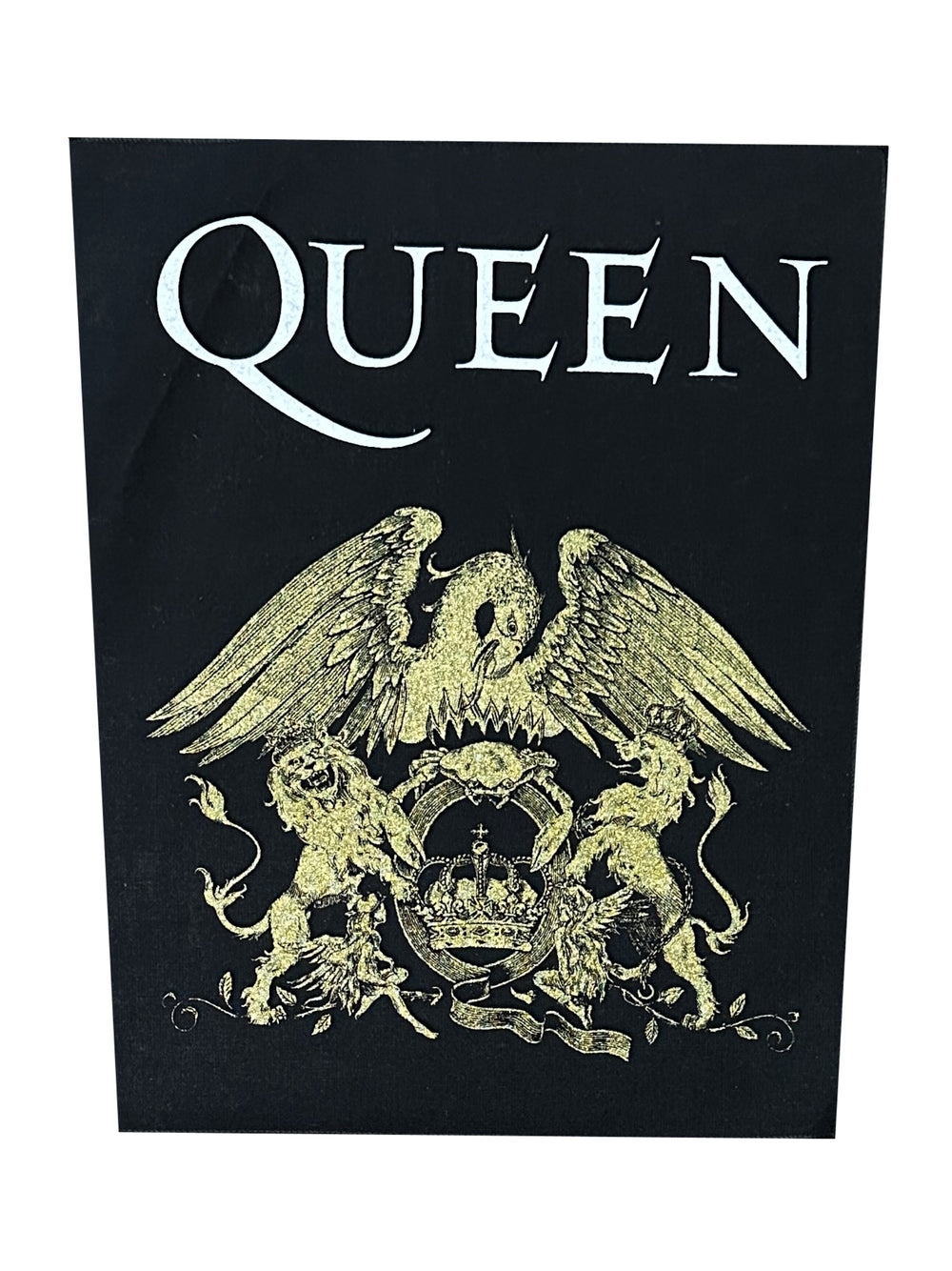Queen - Gold Crest Official Sew-On Printed Backpatch New