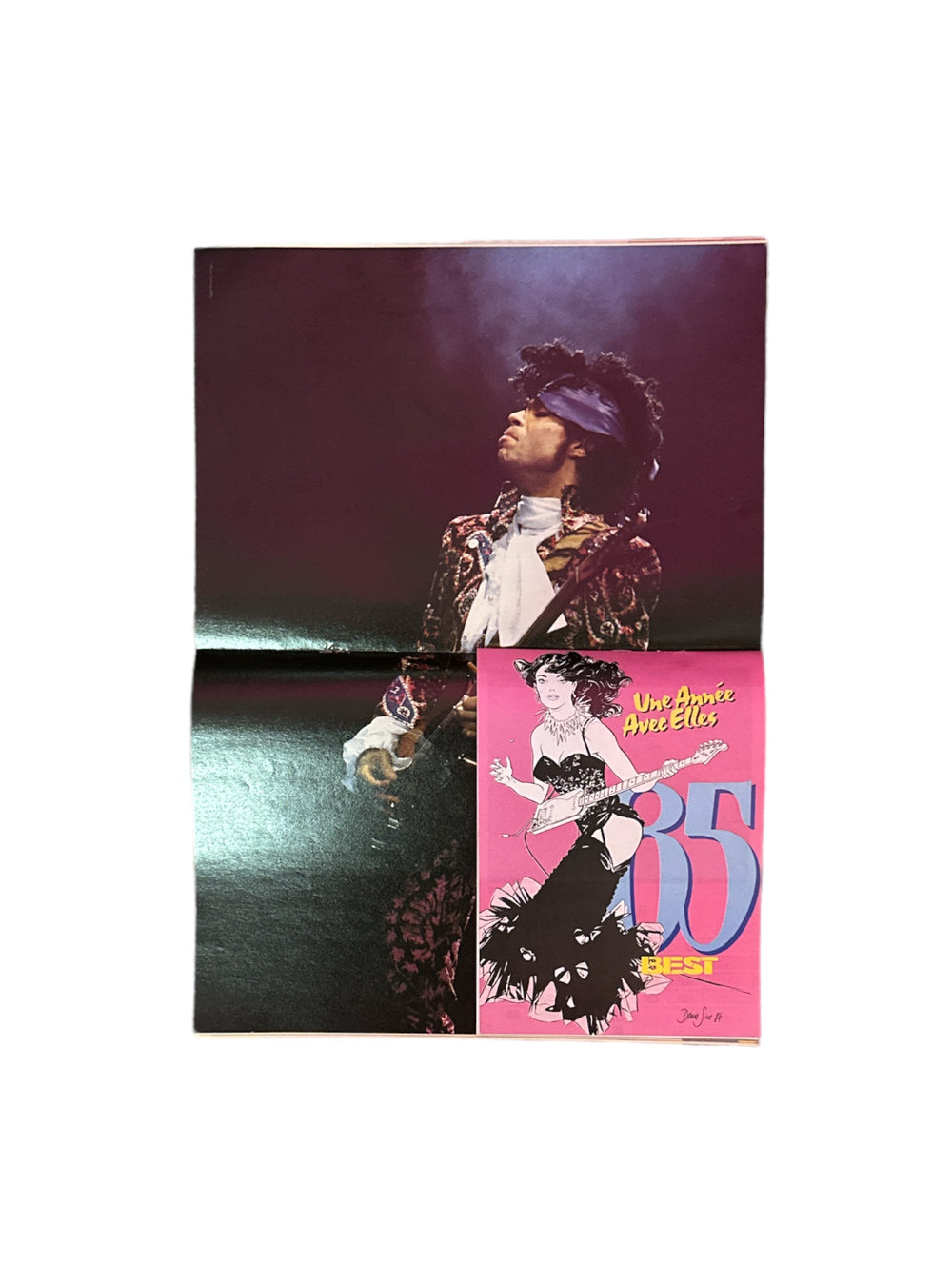 Prince –  French Best Magazine Cover & 6 Page Article Preloved As New: 1985