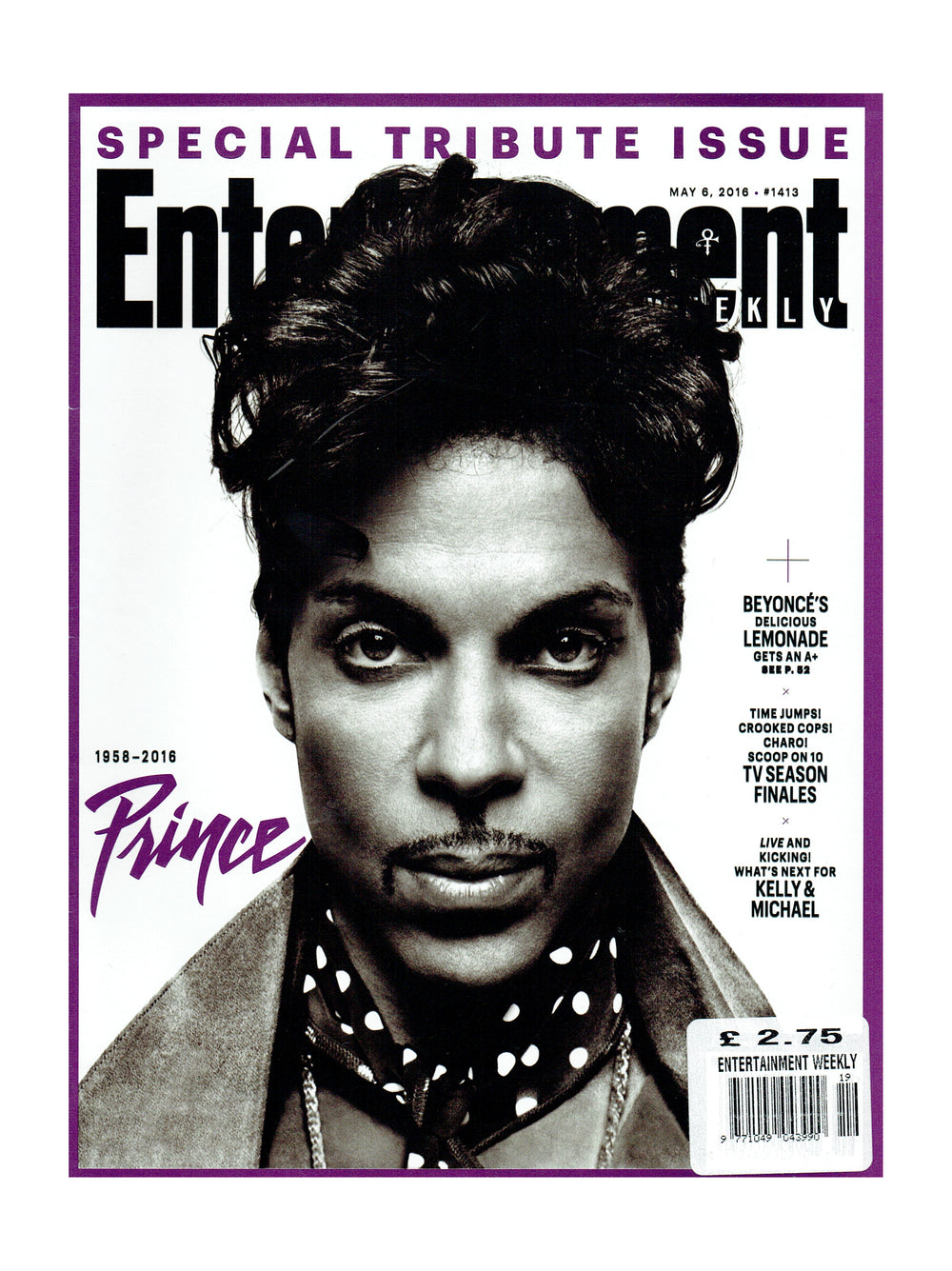 Prince – Magazine Entertainment Special Magazine May Cover & 13 Pages Preloved: 2016
