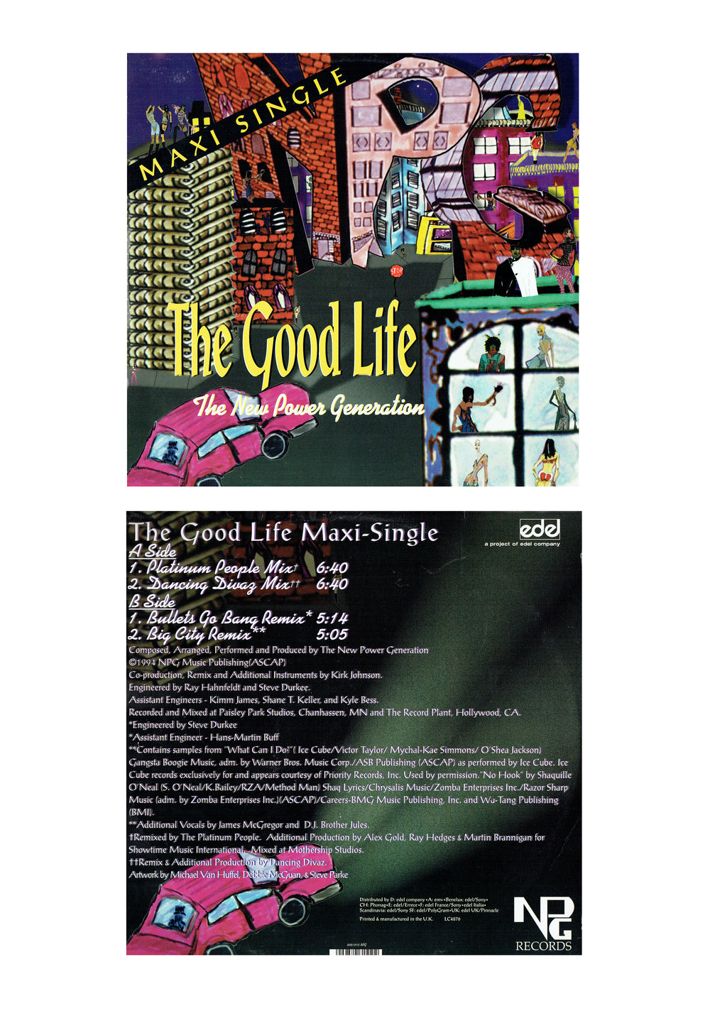 Prince – The NPG The Good Life Vinyl 12" Single EU Preloved: 1994