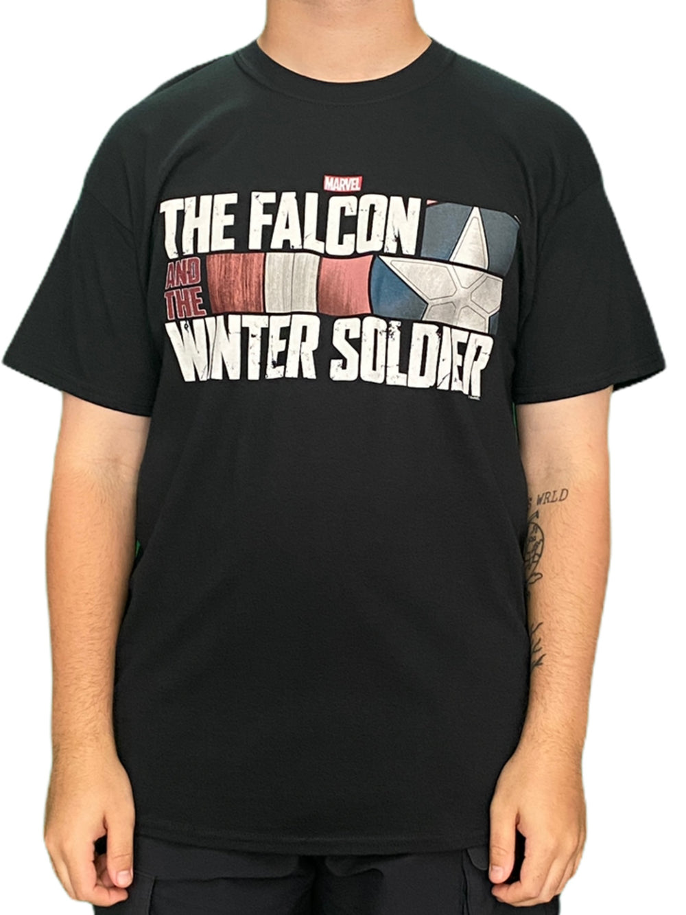 The Falcon Winter Soldier Marvel Comics HR Logo Unisex Official T Shirt Brand New Various Sizes