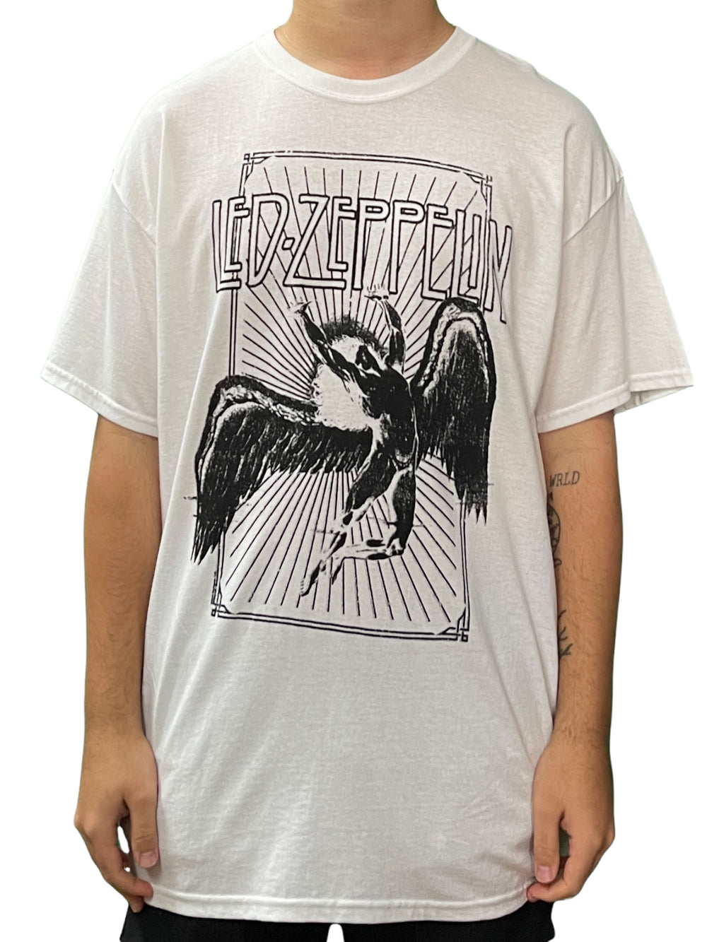Led Zeppelin Icarus Burst Official Unisex T Shirt  Various Sizes NEW