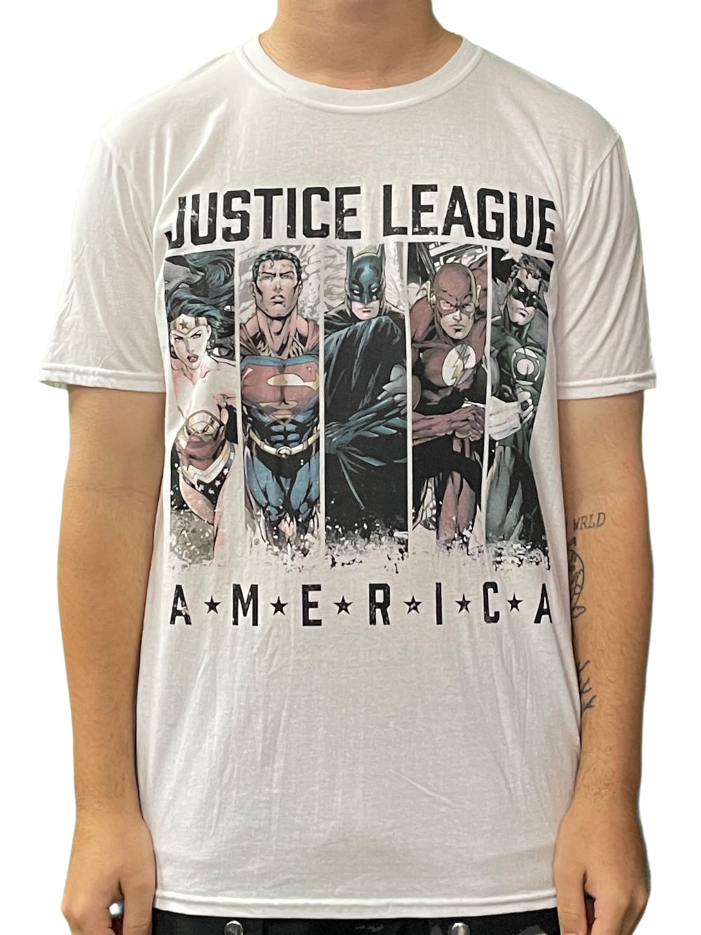 Justice League AMERICA Official T Shirt Brand New Various Sizes DC Comics