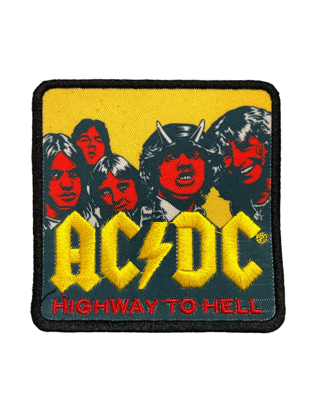 AC/DC Highway To Hell Horns Official Woven Patch Brand New