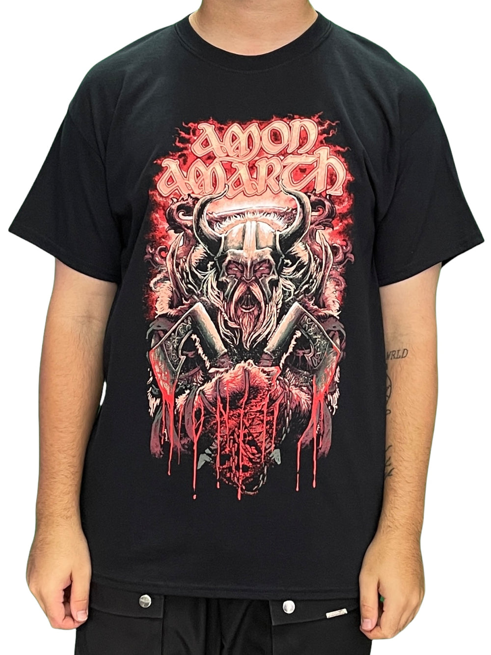 Amon Amarth Fight Official Unisex T Shirt Brand New Various Sizes Back Printed
