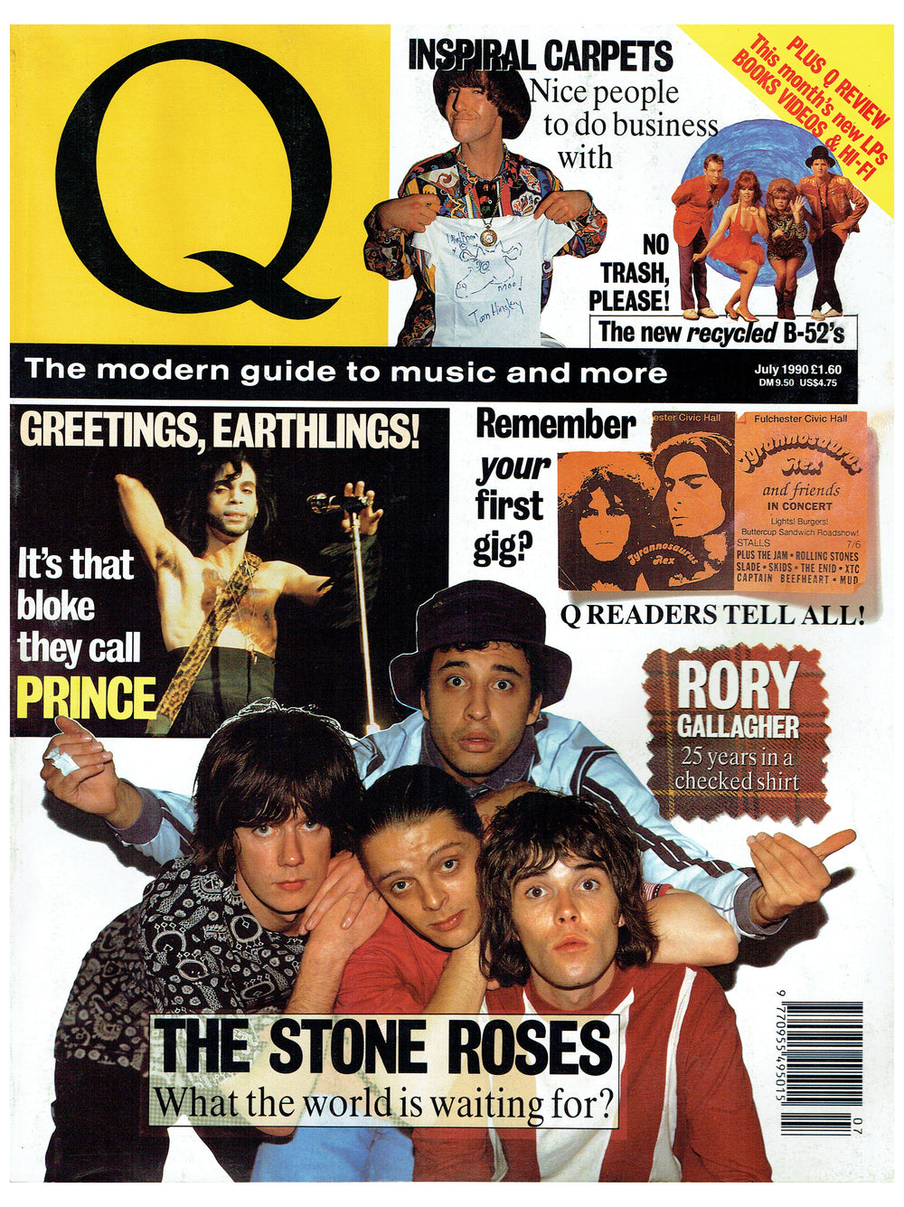 Prince –  Q Magazine 46 July 1990 Cover Insert & 7 Page Article Plus Ads Cuttings Preloved: 1990