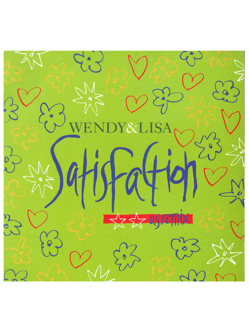 Prince- Wendy & Lisa Satisfaction UK 12 Inch Vinyl U.S.Remix Preloved: 1989