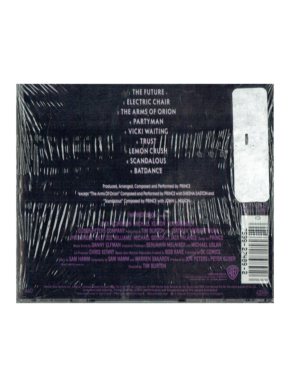 Prince – Batman Soundtrack CD Album Picture Disc Sealed EU AS NEW: 1989