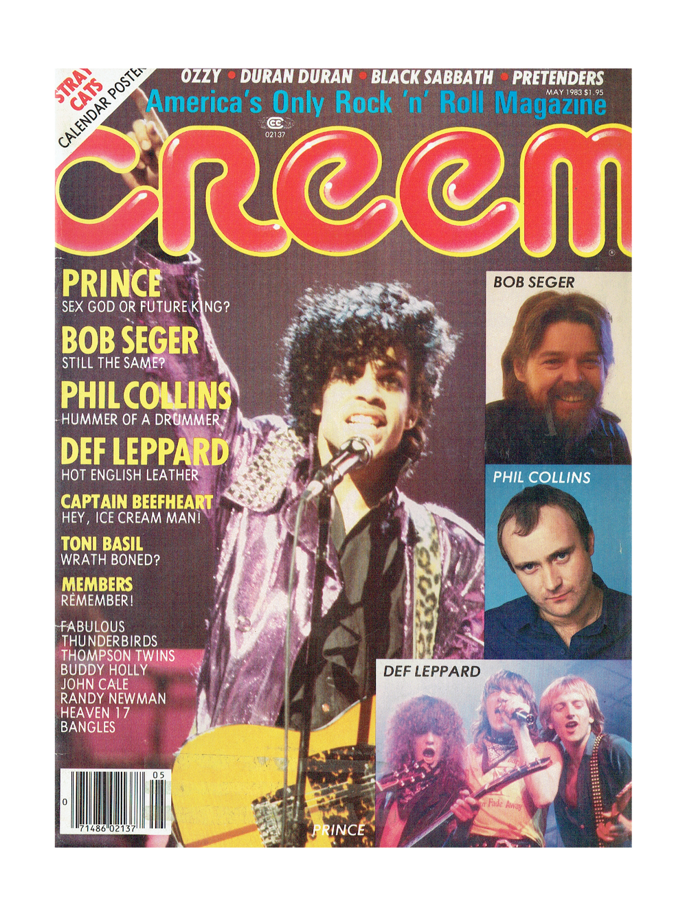 Prince – Cream Magazine May 1983 Prince Cover & 3 Page Article