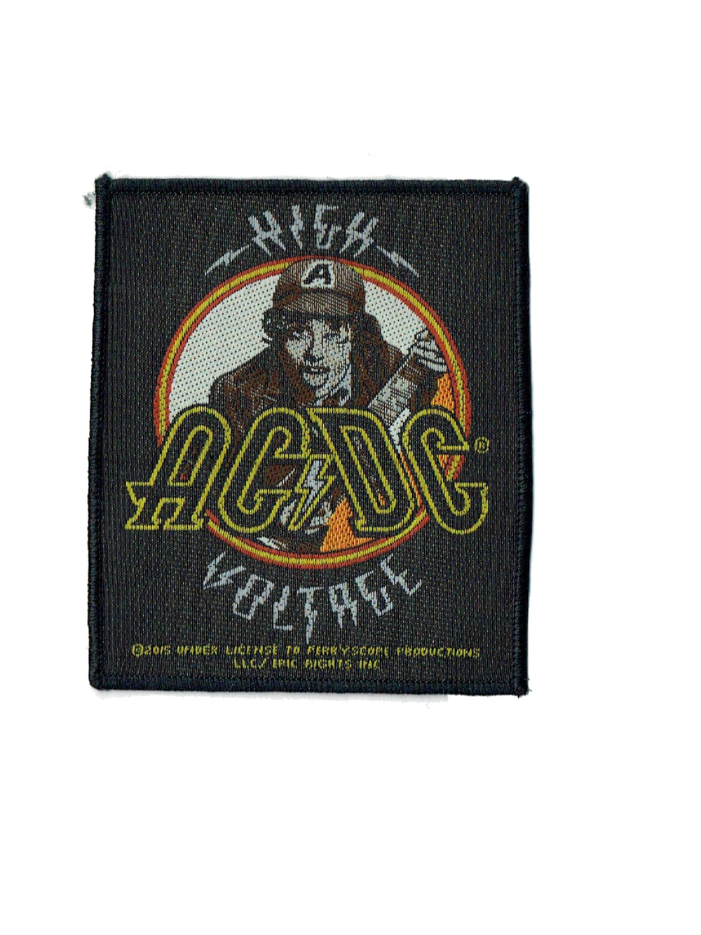 AC/DC High Voltage Official Woven Patch Brand New