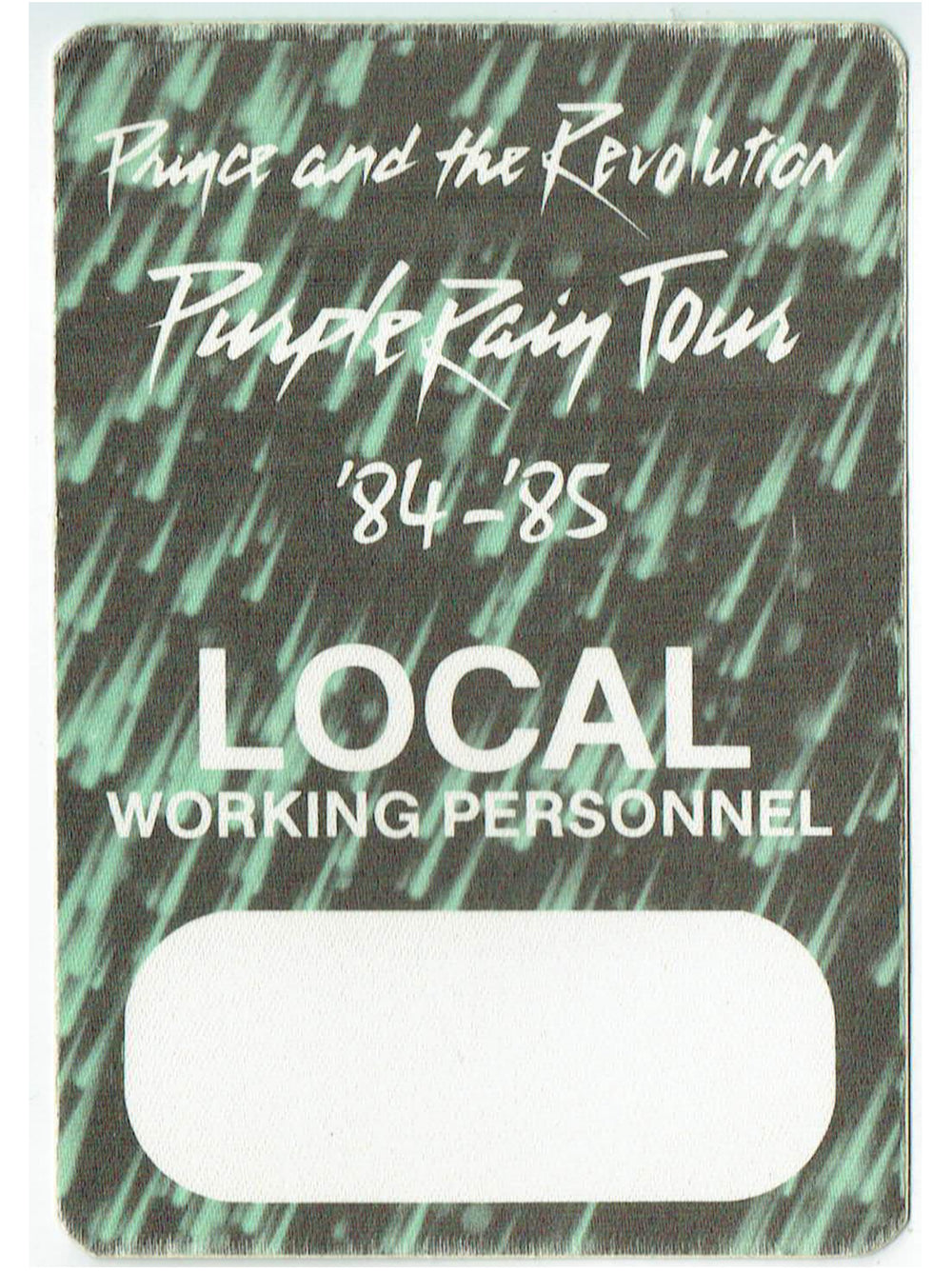 Prince – & The Revolution - Purple Rain Official Otto Patch Local Unused:1985
