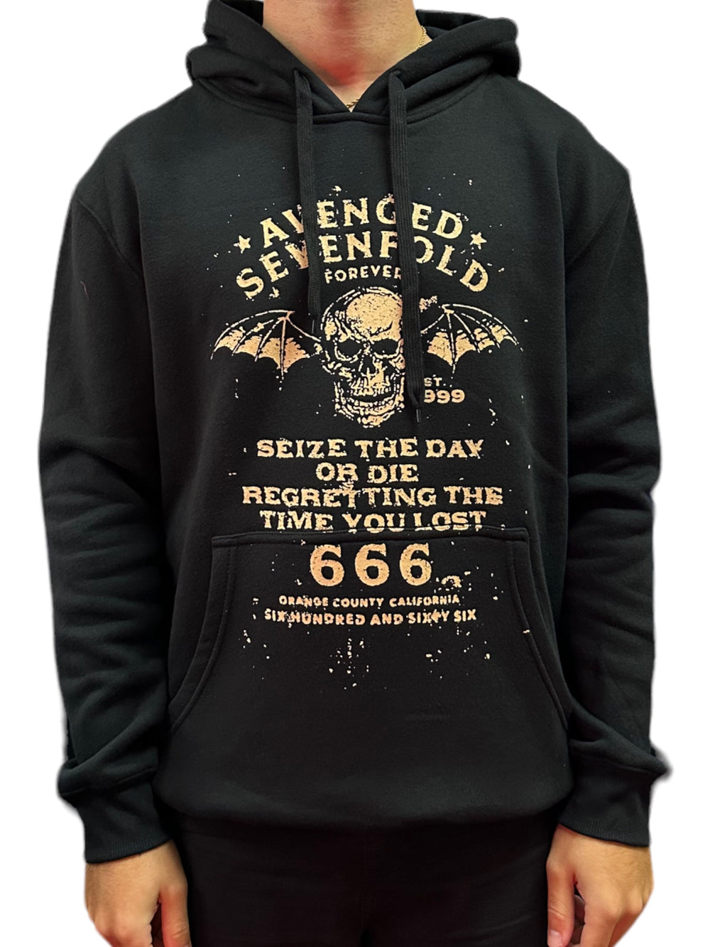 Avenged Sevenfold Seize The Day Pullover Hoodie Unisex Official Brand New Various Sizes