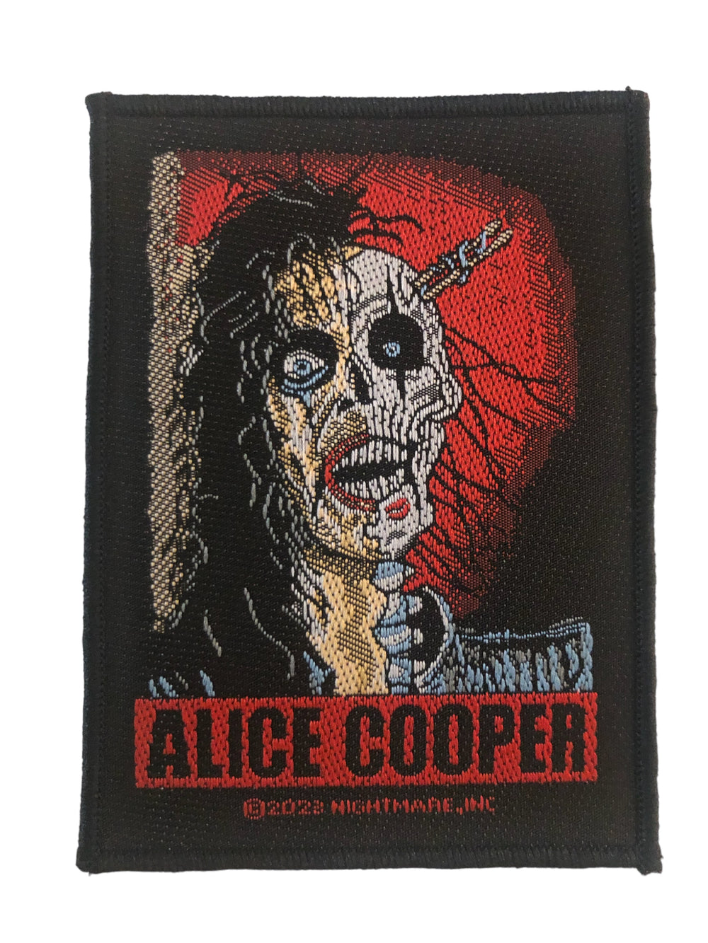 Alice Cooper Standard Woven Patch: Trashed Official New