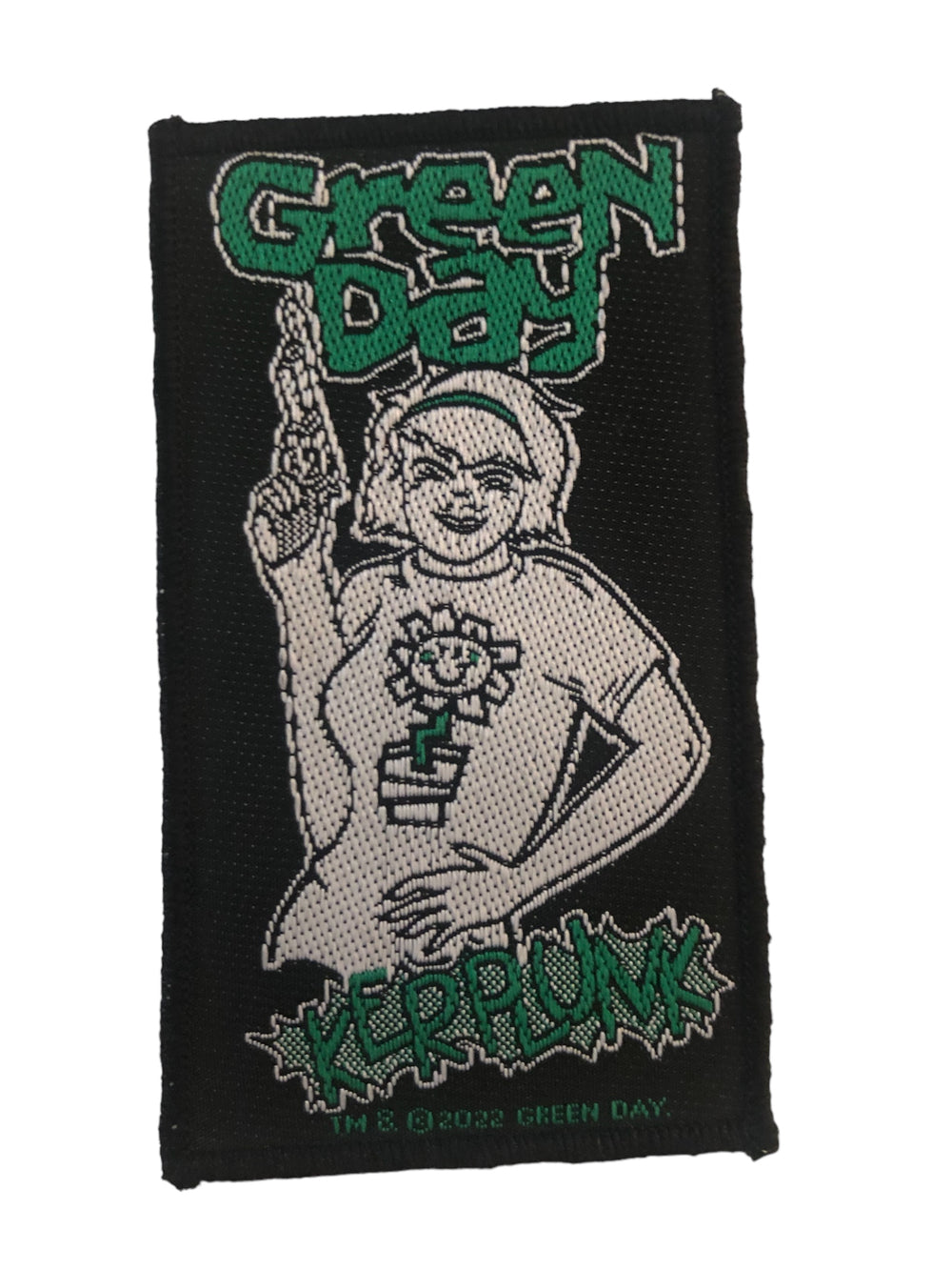 Green Day Standard Woven Patch: Kerplunk Official New