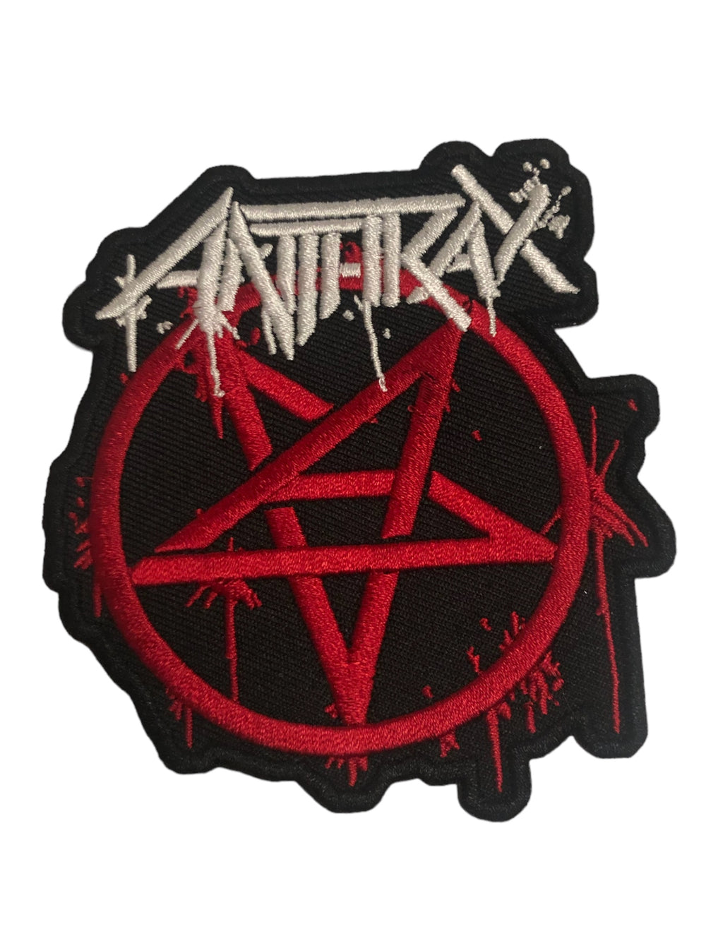 Anthrax  Pentagram Official Woven Patch Brand New
