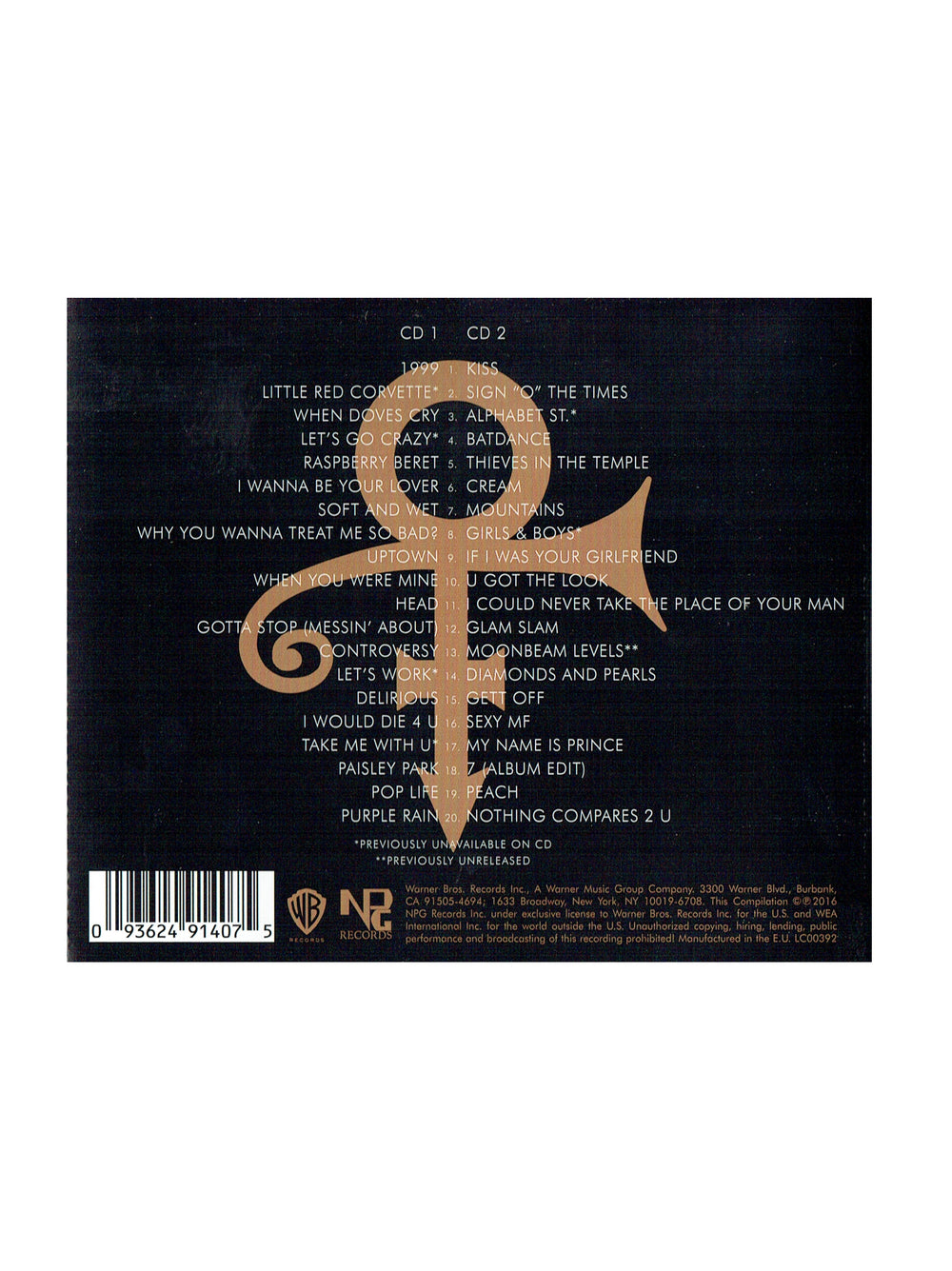 Prince – 4EVER CD Album x 2 Digifile DigiPack EU NEW: 2016