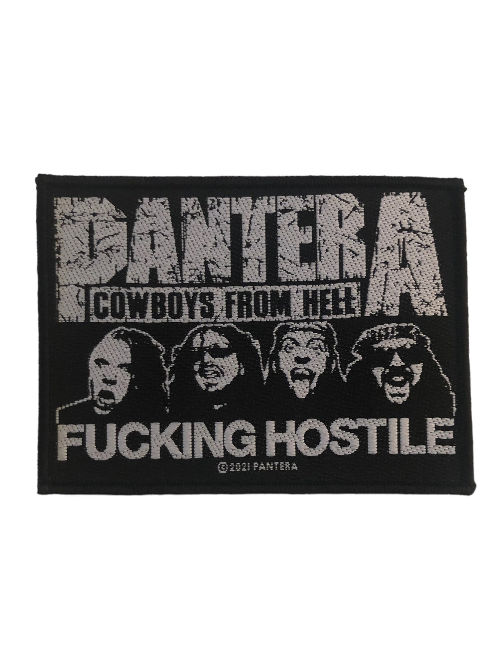 Pantera Standard Woven Patch: Hostile Official New