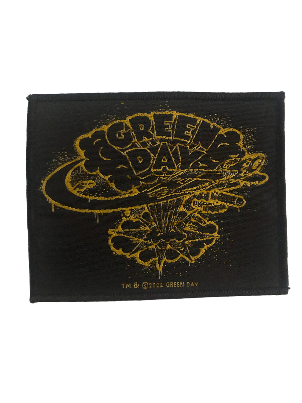 Green Day Standard Woven Patch:Dookie Official New
