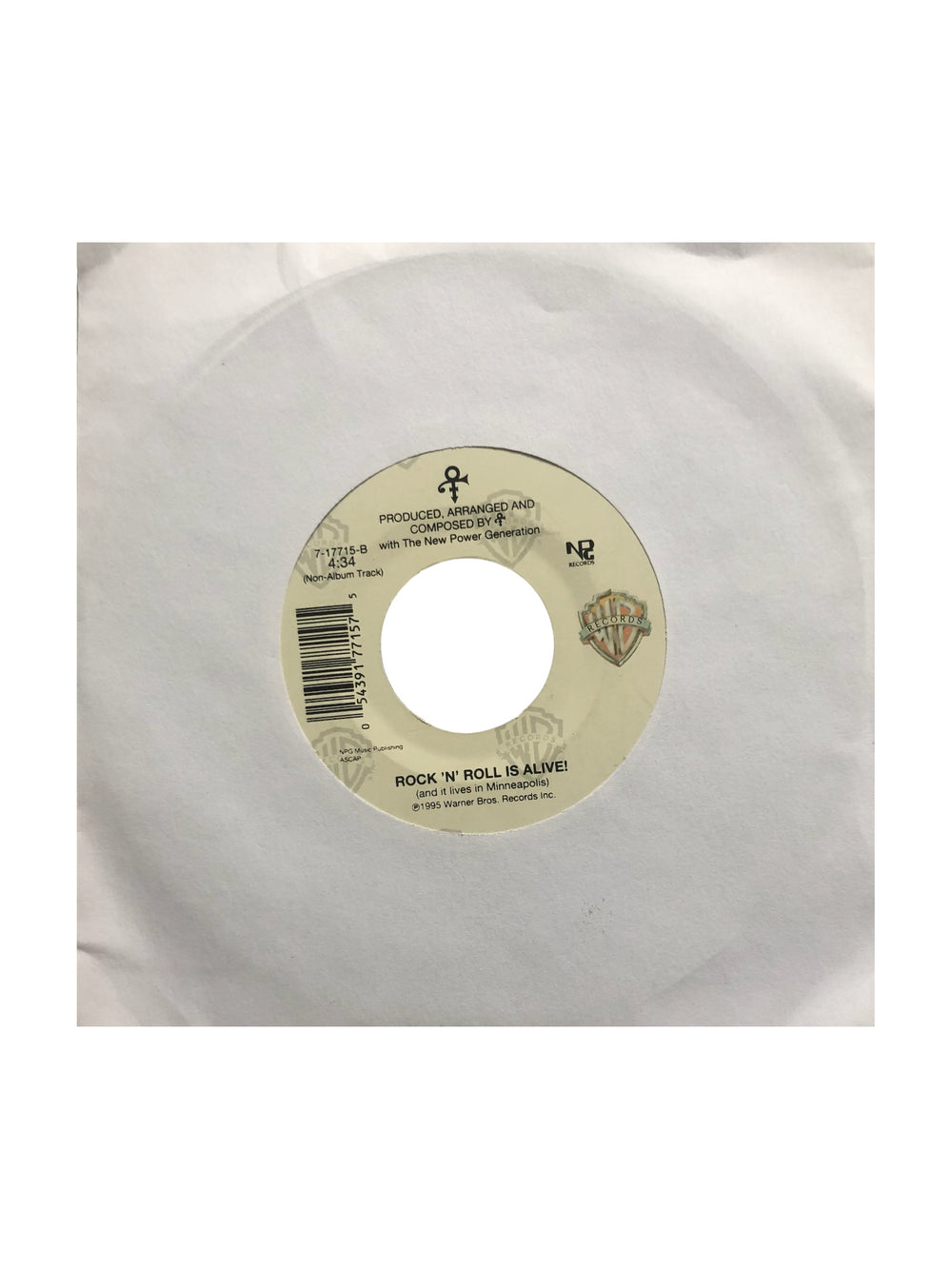 Prince – 0(+> Gold Rock n Roll  Inch Vinyl Single US Preloved:1995