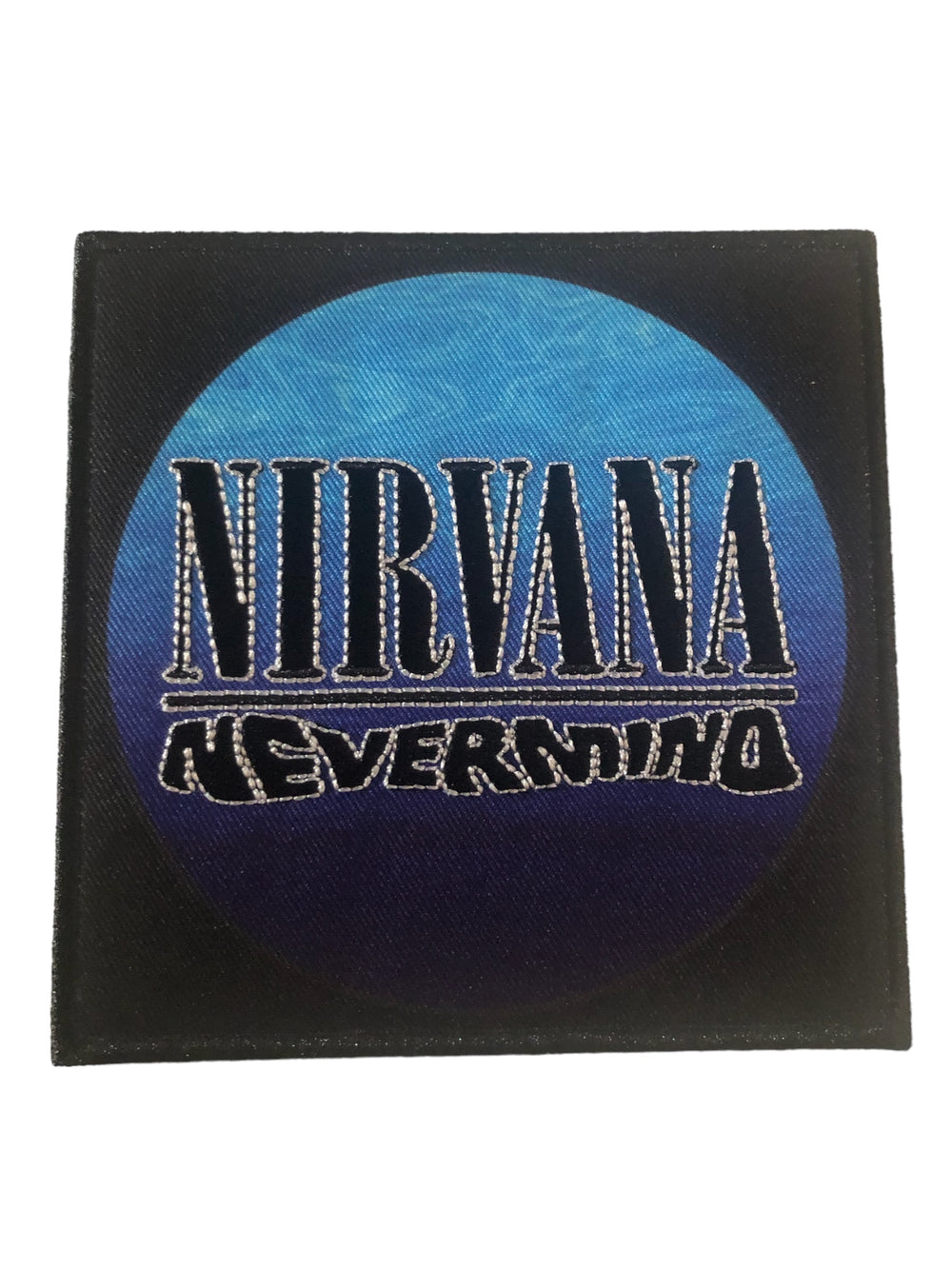 Nirvana Nevermind Wavy Logo Official Woven Patch Brand New