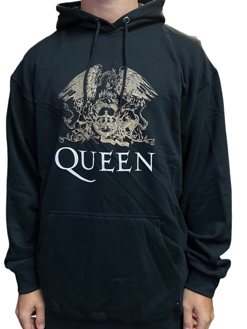Queen Gold Crest : Crest Unisex Pullover Hoodie Official  Various Sizes NEW