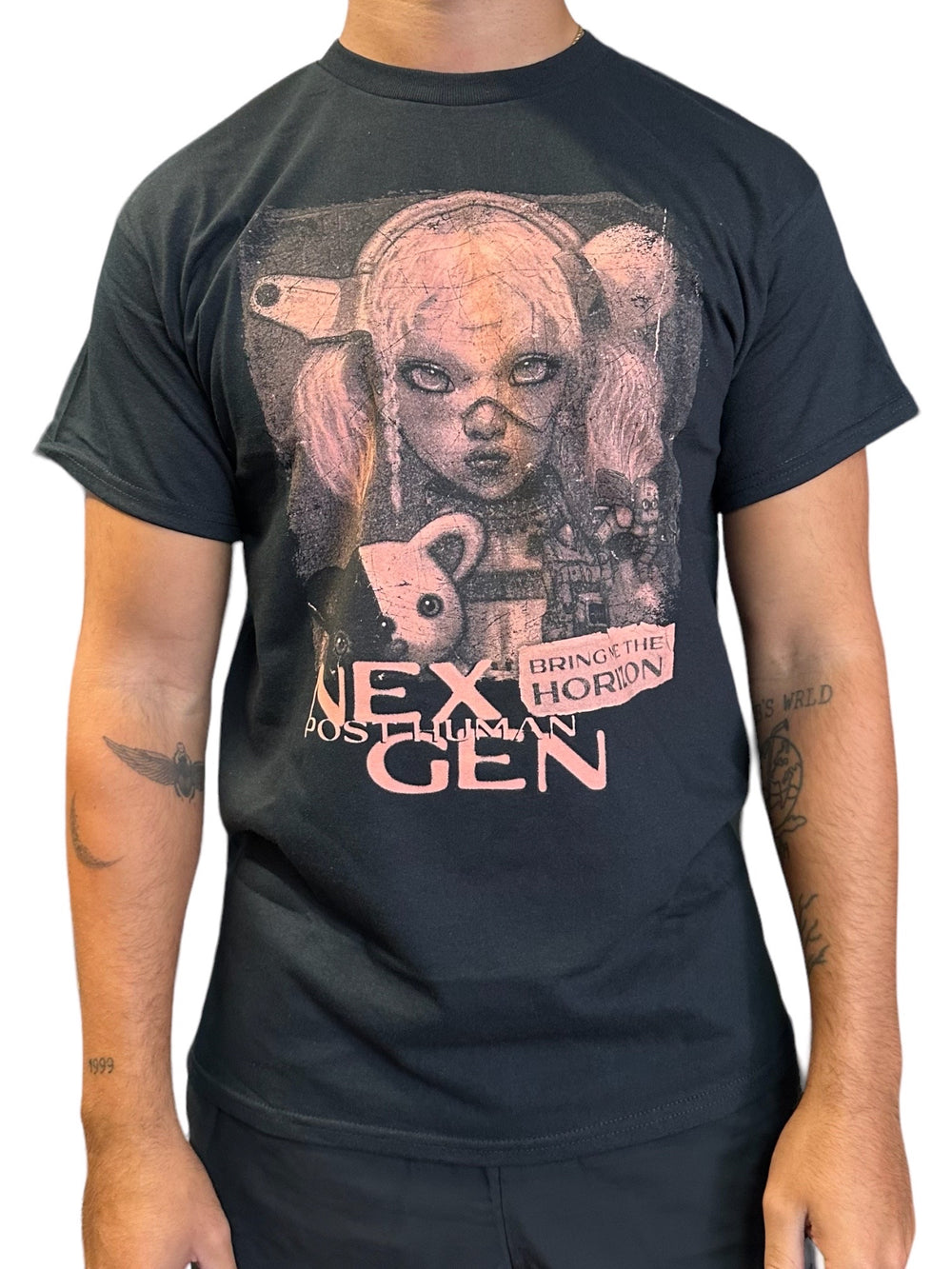 Bring Me The Horizon Distressed Nex Gen Unisex T Shirt Brand New Various Sizes