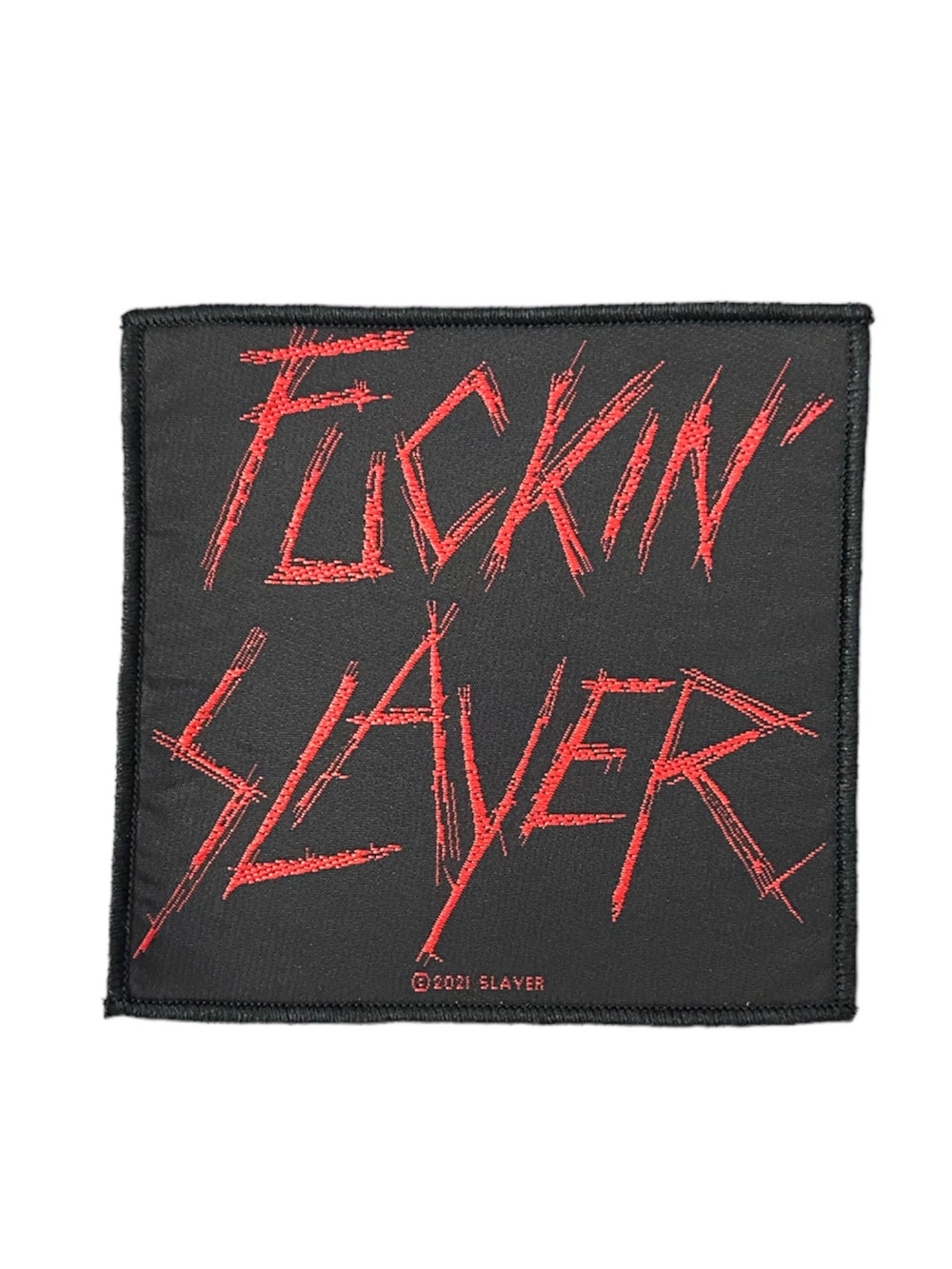 Slayer Fink Scratch Logo : Official Woven Patch Brand New