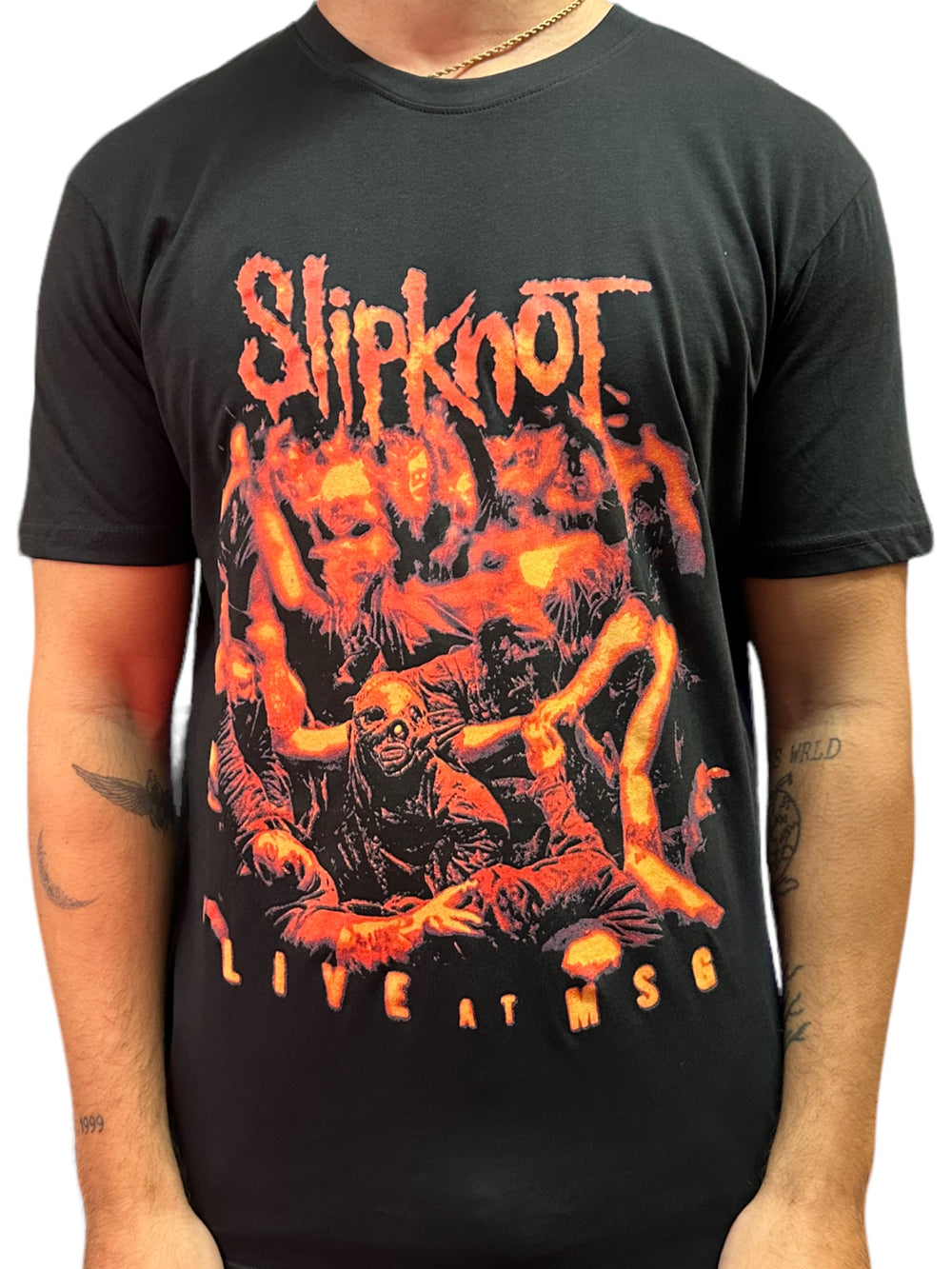 Slipknot Live MSG Orange Official T Shirt Brand New Various Sizes Front & Back Printed