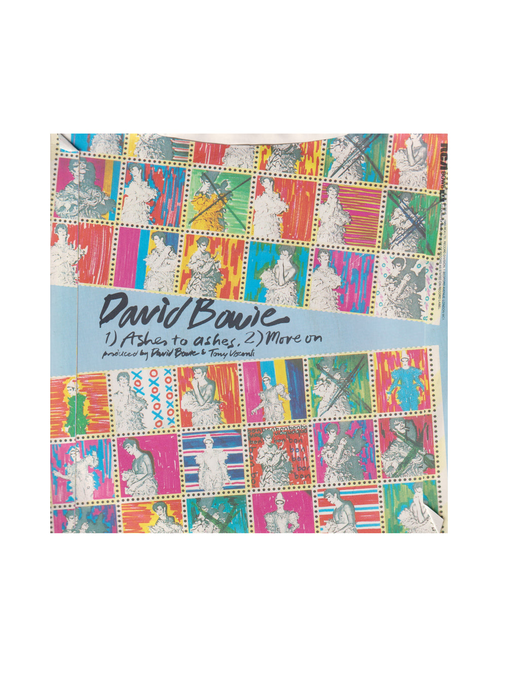 David Bowie ‎–  David Bowie - Ashes To Ashes Vinyl 7" With Stamps Single Preloved UK: 1980