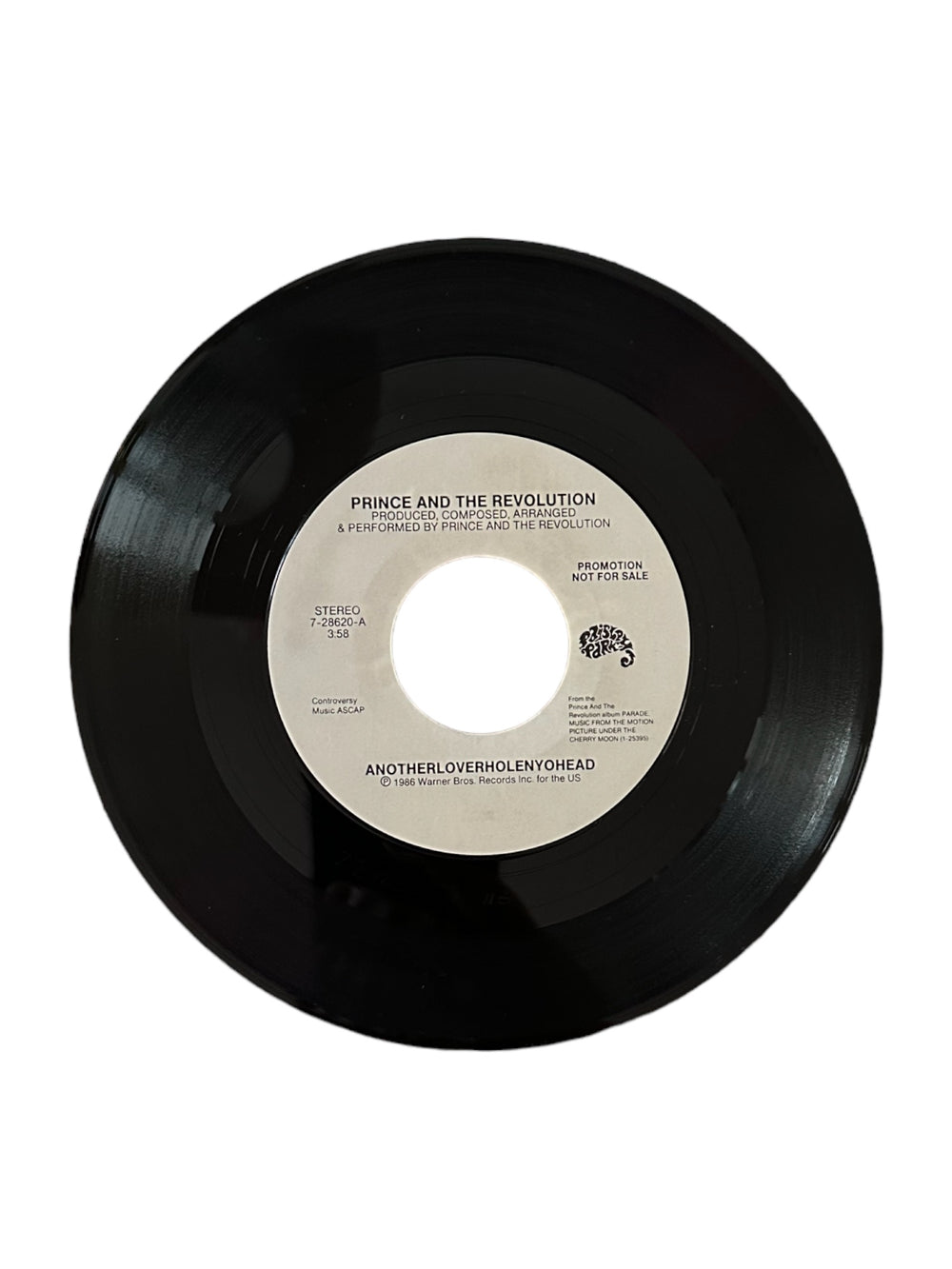 Prince – ANOTHERLOVER 7 Inch Vinyl Single USA Release Promotional