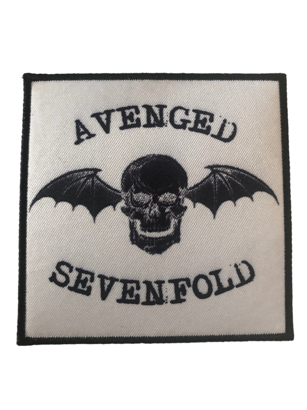 Avenged Sevenfold Death Bat Negative Official Woven Patch Brand New