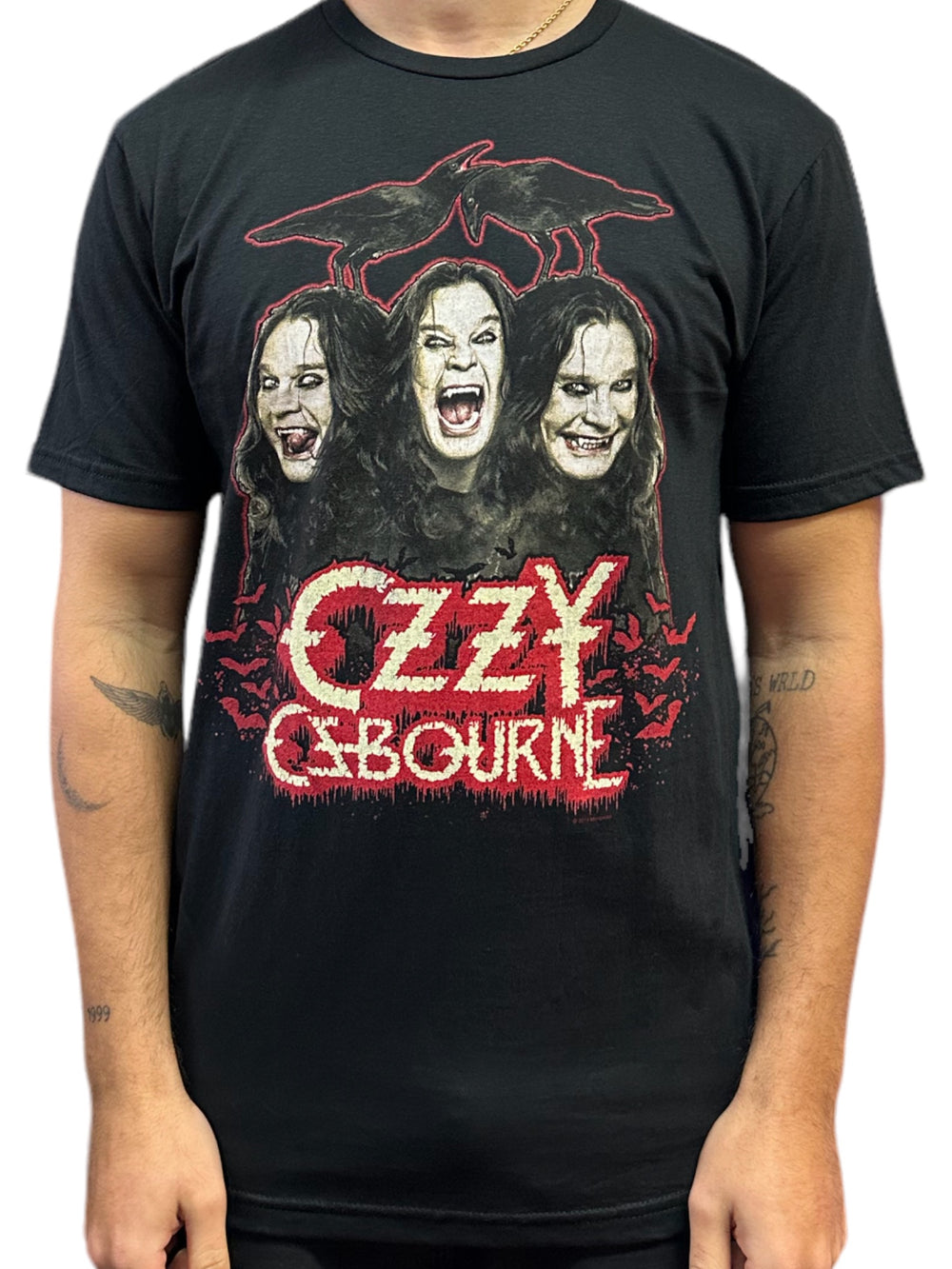 Ozzy Osbourne Crows & Bars Official Unisex T-Shirt Various Size: NEW