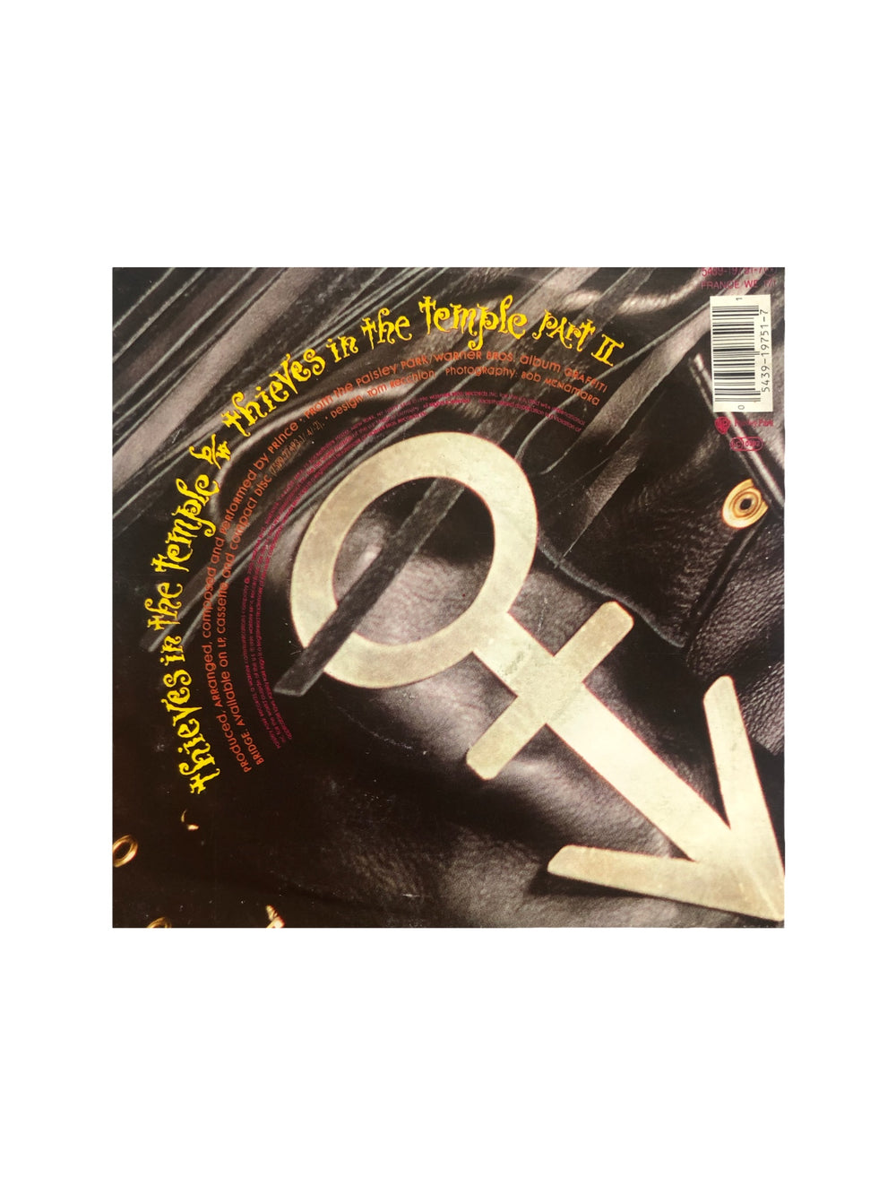 Prince – Thieves In The Temple Vinyl 7" Single EU Gema  Preloved 1990