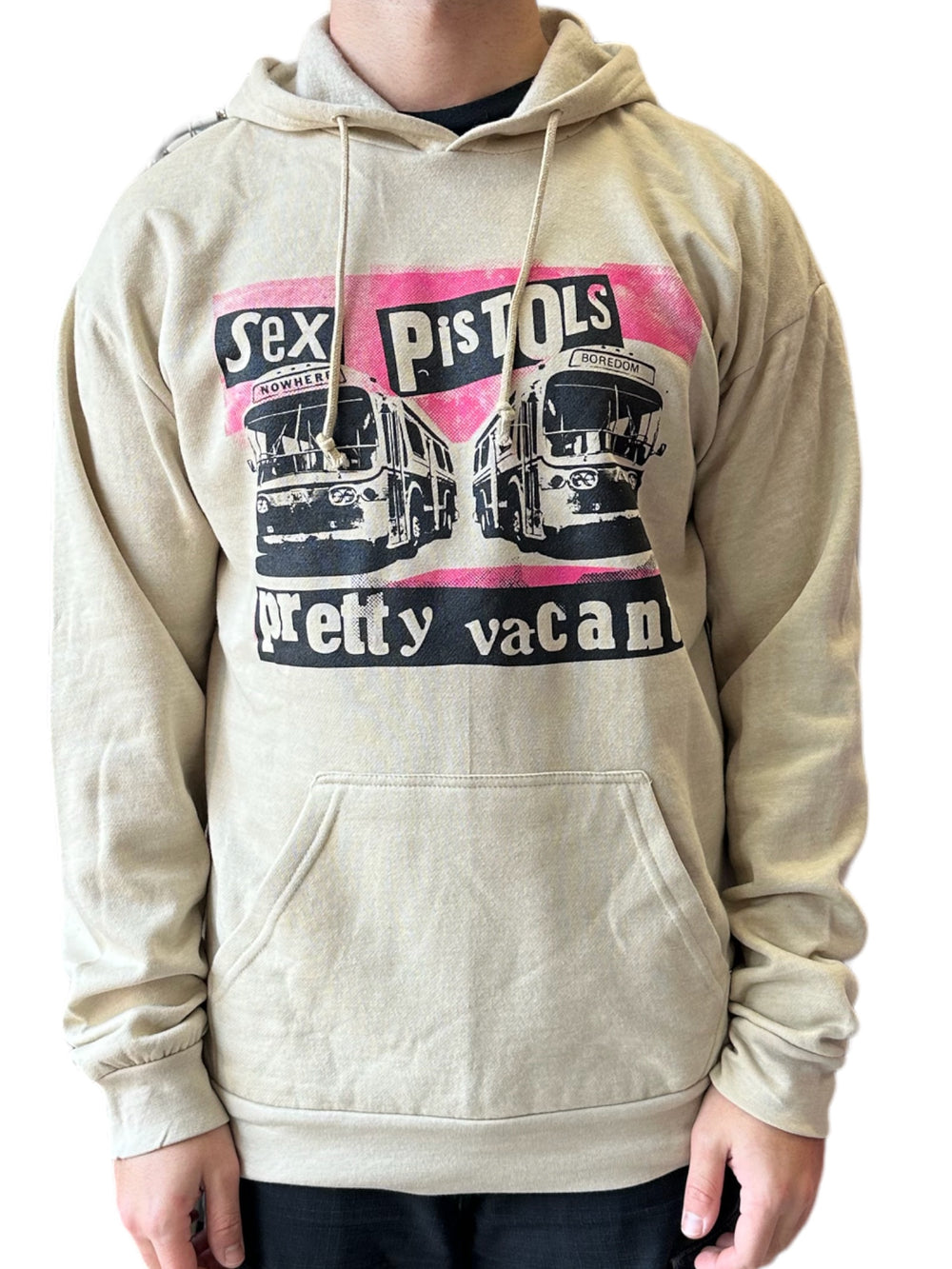 Sex Pistols The Pretty Vacant Official Unisex Pullover Hoodie Various Sizes: NEW
