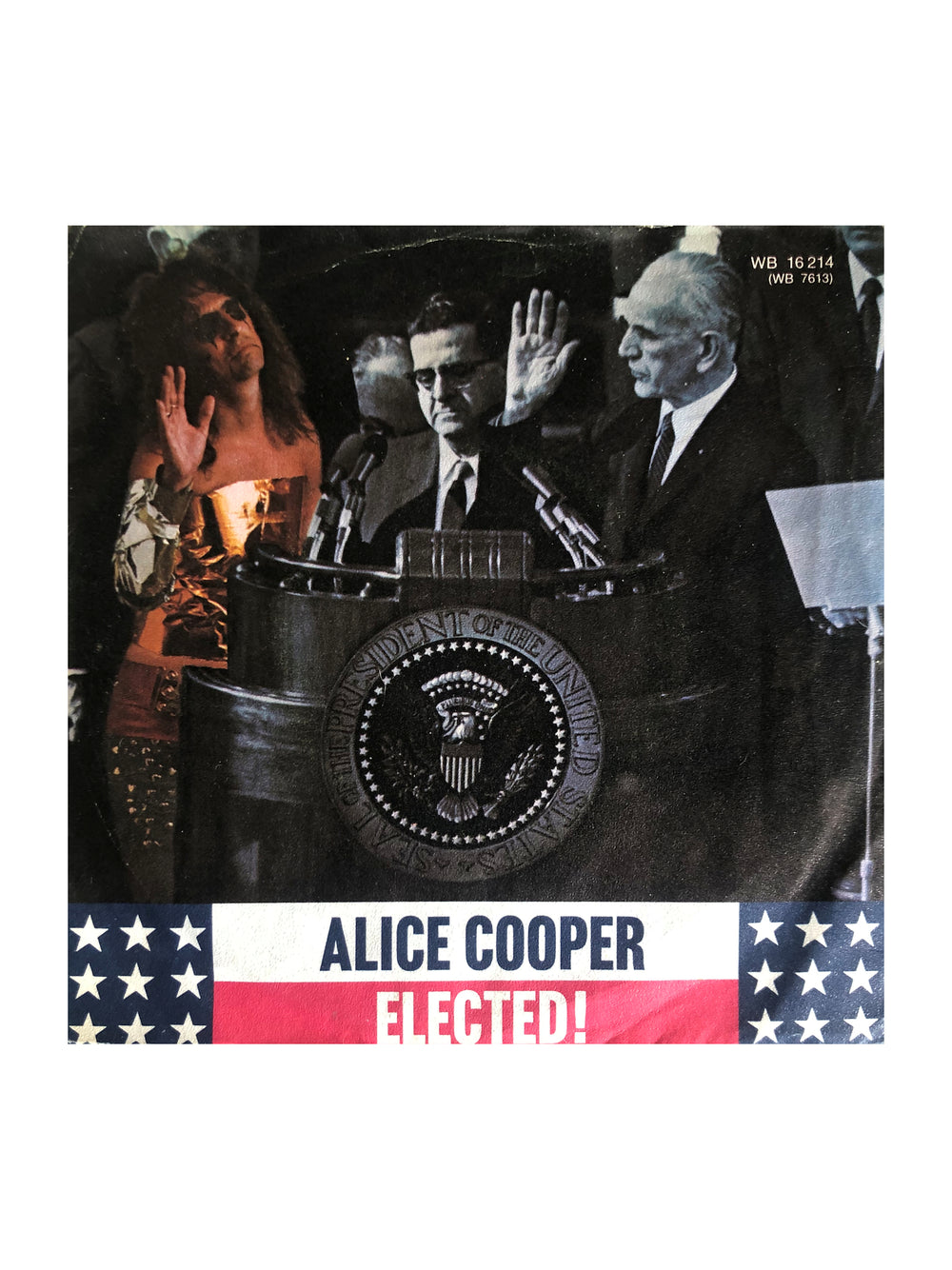 Alice Cooper – Elected! 7" Inch Vinyl Single Germany Preloved: 1972