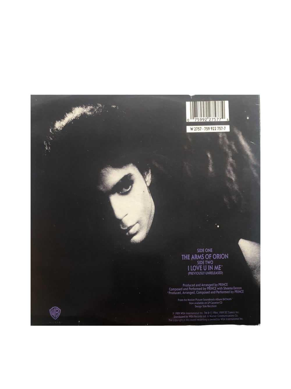 Prince – & Sheena Easton Arms Of Orion Vinyl 7" EU Glossy Preloved: 1989