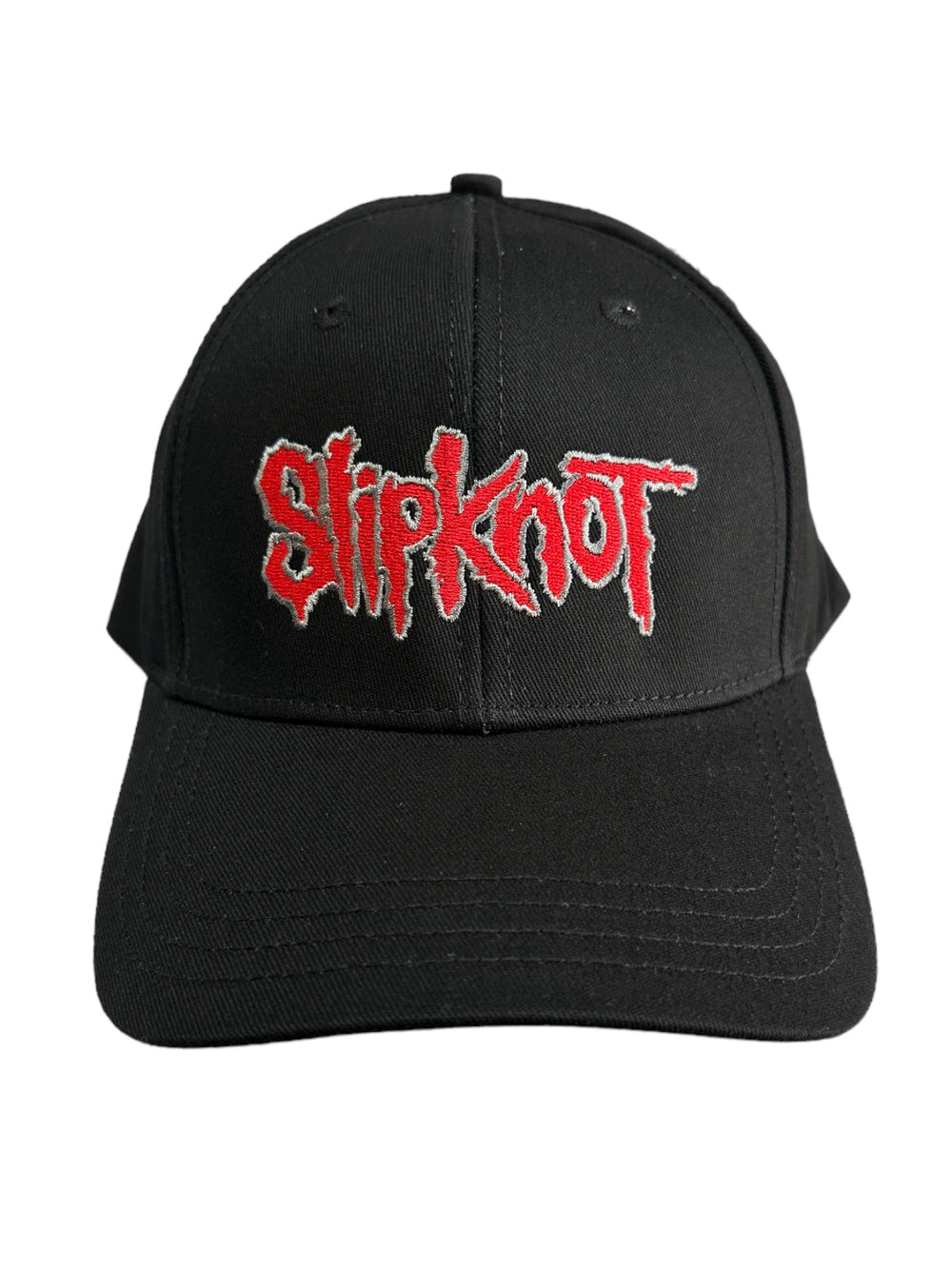 Slipknot Text Logo Official Embroidered Peak Cap Brand New