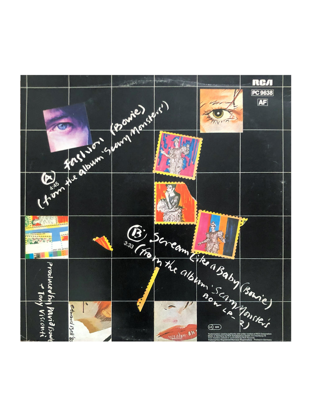 David Bowie - Fashion Vinyl 12 Inch Germany Preloved:1980