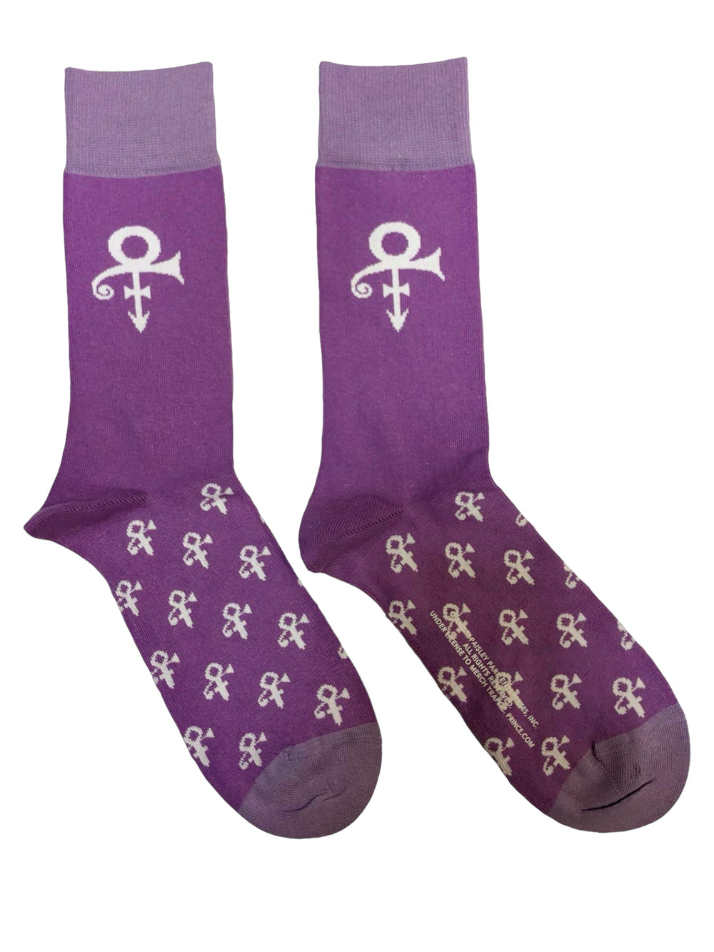 Prince – Purple Symbol Official Product 1 Pair Jacquard Socks Brand NEW
