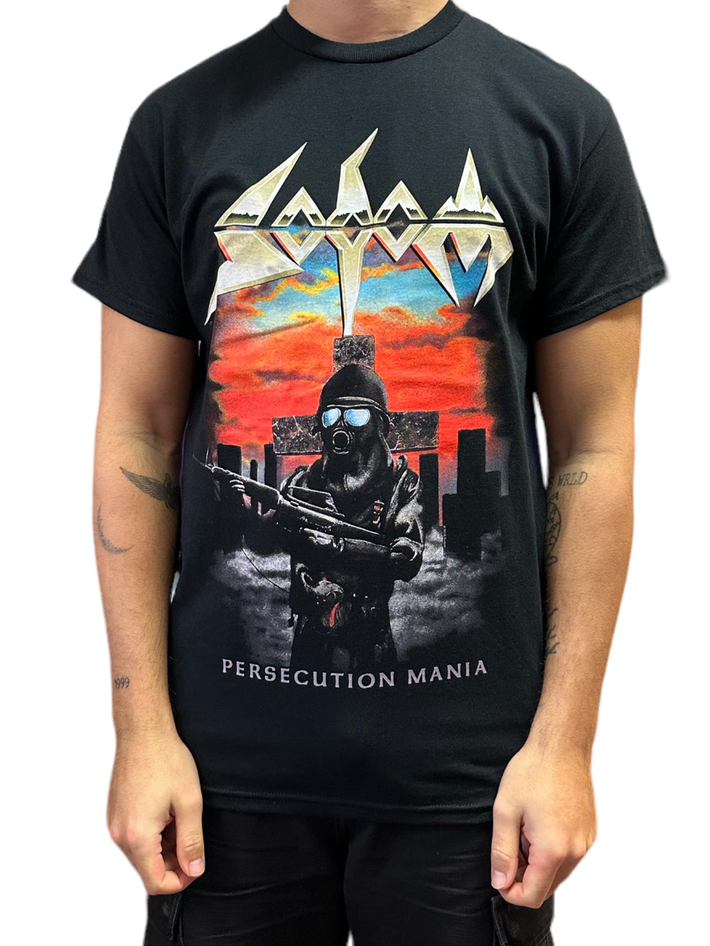 Sodom Mania Official Unisex T Shirt Various Sizes Front Print: NEW