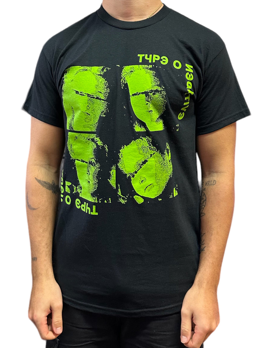 Type O Negative Four Faces Official Unisex T Shirt Various Sizes Front Print: NEW