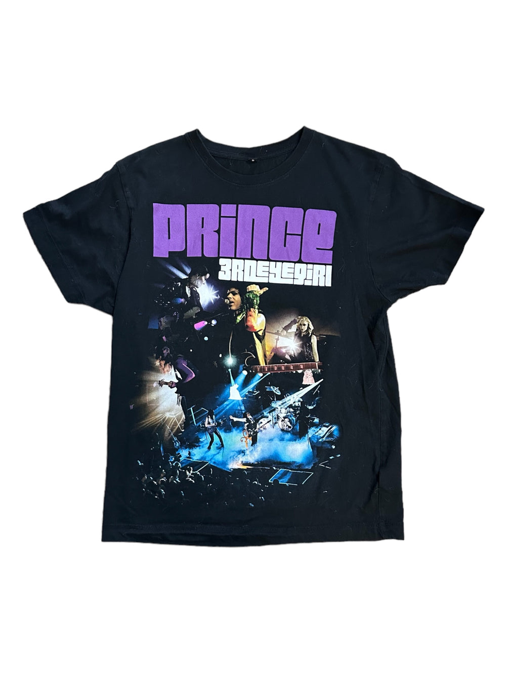 Prince – 3RDEYEGIRL- LIVE Design Official Tour Vintage Unisex T Shirt Back Printed NEAR MINT: SMALL