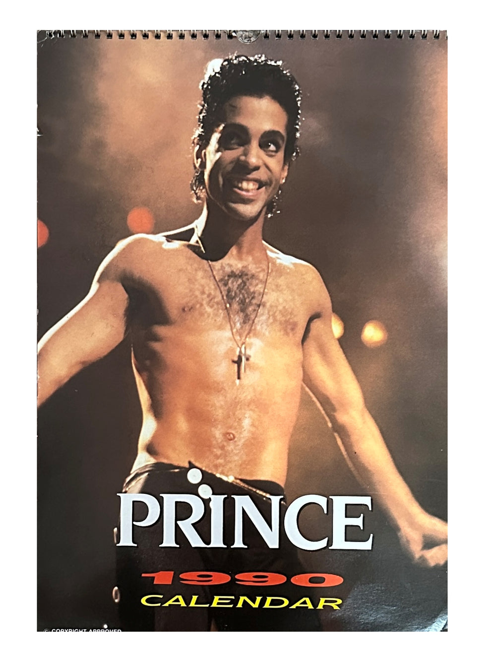 Prince – Copyright Approved Calendar 1990 Parade Lovesexy Preloved:1990