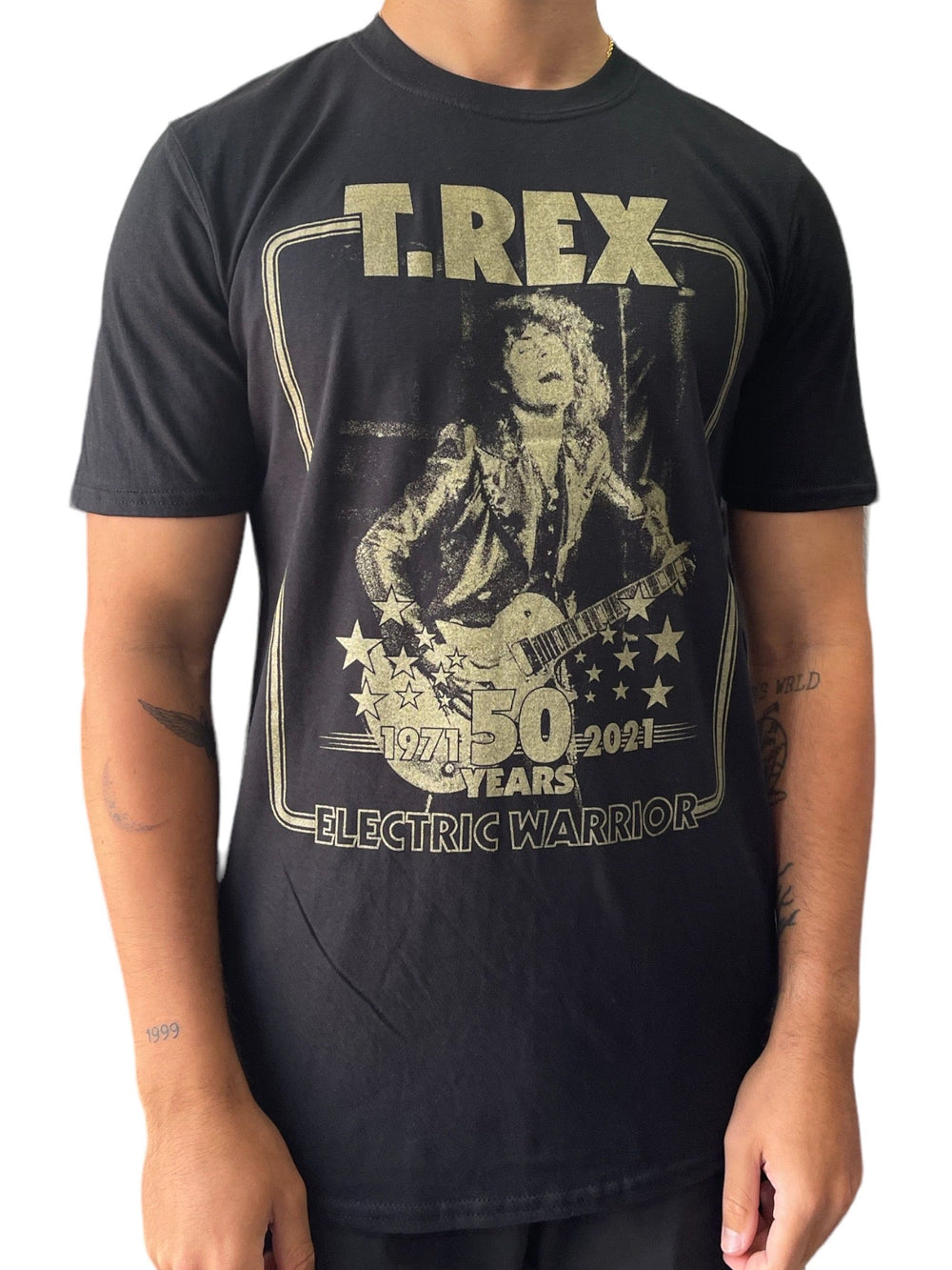 T.REX - Marc Bolan Electric Warrior 50th Anniversary Unisex Official T Shirt Various Sizes NEW