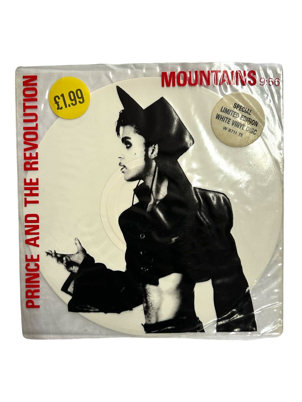 Prince Mountains Special Limited Edition White Vinyl 10 Inch Disc With Hype